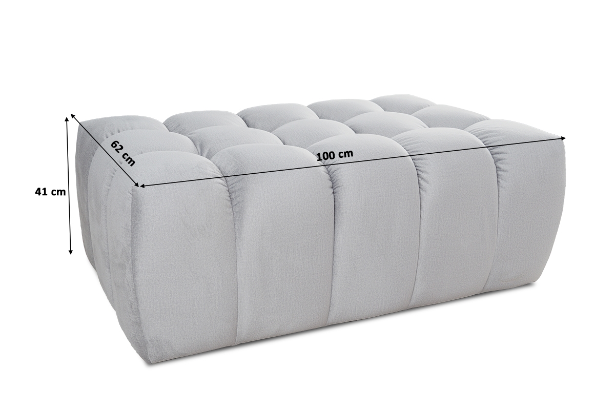 Taburet Basco – béžový velur Vogue 4 Taburet basco Rozměry