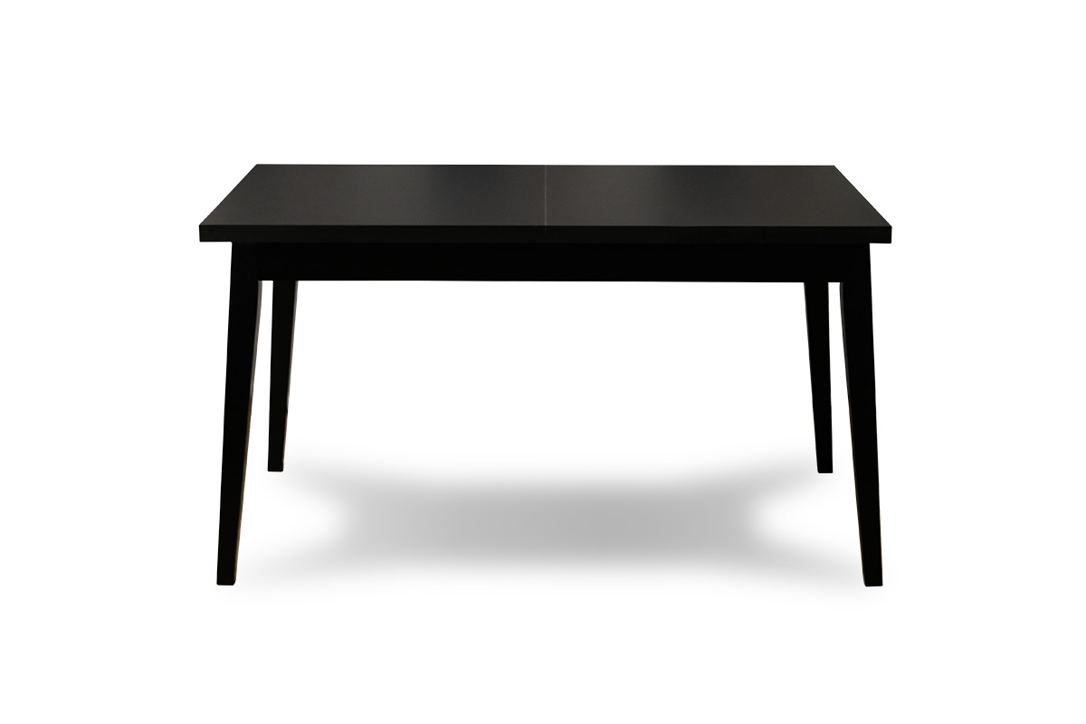 Stůl rozkladany 140-180 Paris na drewnianych nogach Černý dřevo Stůl