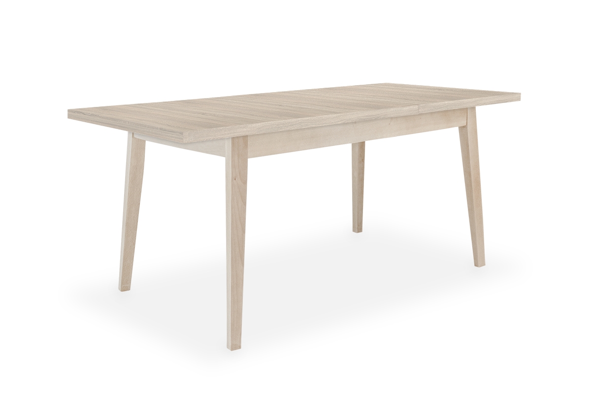 stôl rozkladany 160-200 Paris na drewnianych nogach - Dub sonoma / Nohy Dub sonoma svetlý stôl .