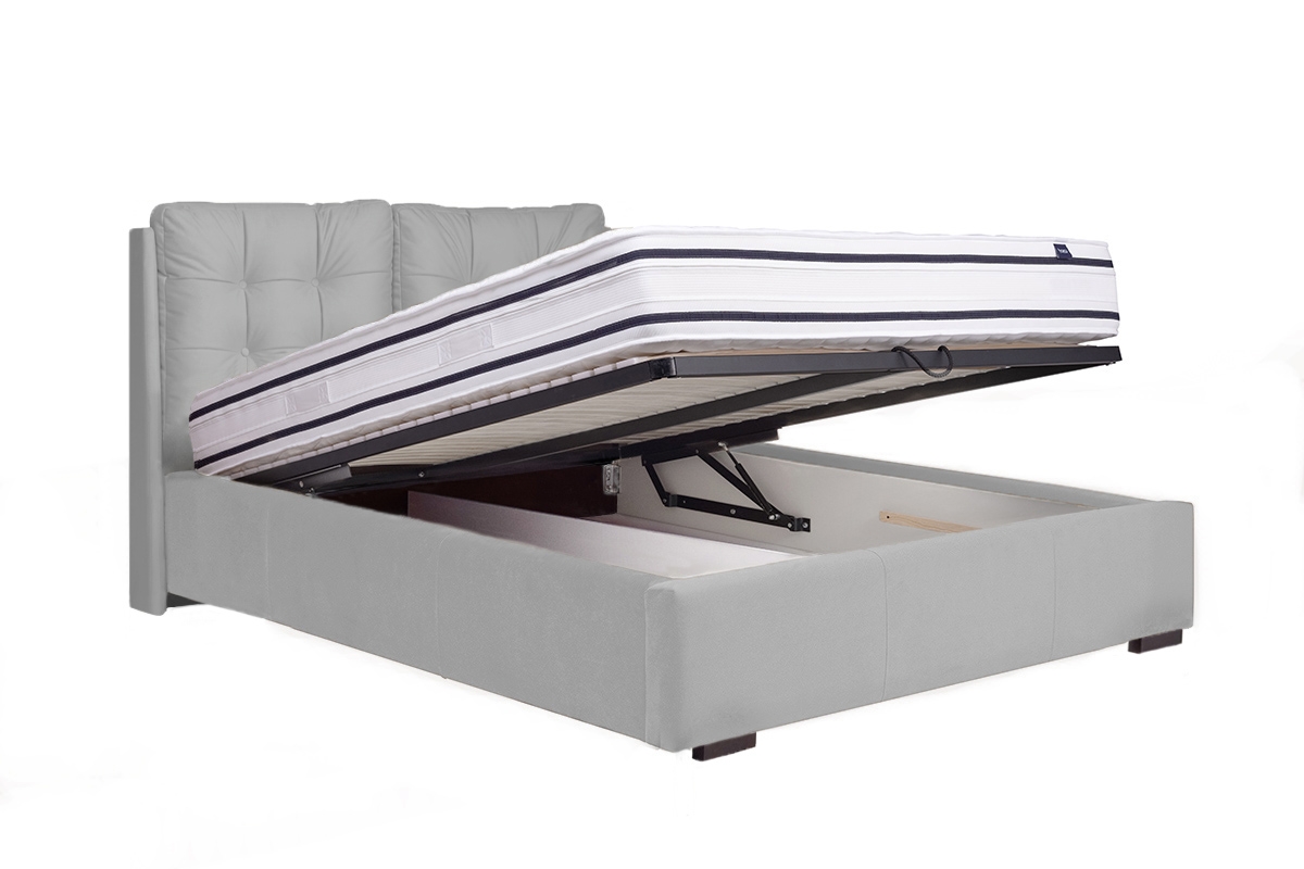 postel čalouněné pro ložnice s úložným prostorem Branti - 180x200  postel pro ložnice z obszernym pojemnikiem na posciel 