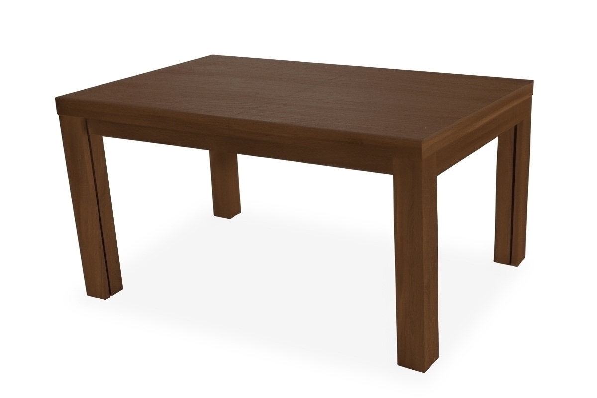 Stůl w drewnianej okleinie rozkladany 200-400 cm Kalabria na drewnianych nogach - Ořech Stůl w drewnianej okleinie rozkladany 200-400 cm Kalabria na drewnianych nogach - Ořech