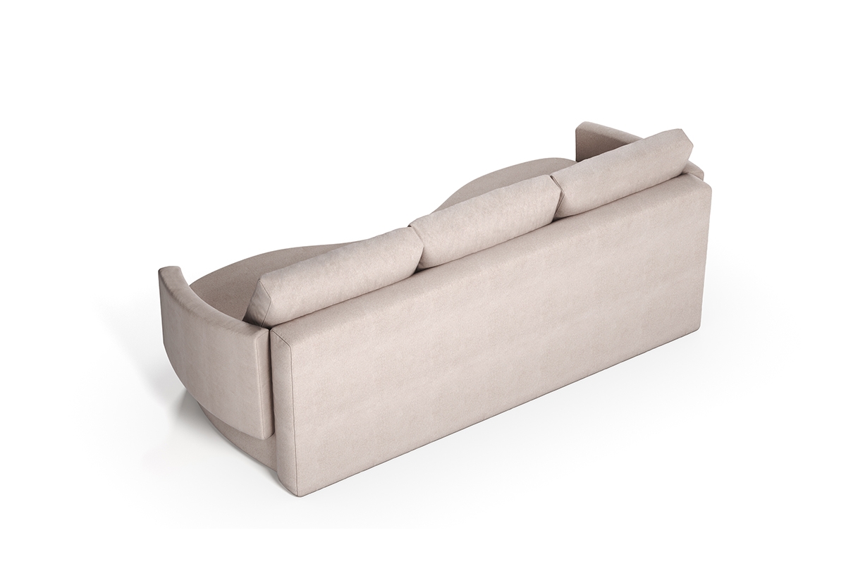 Canapea pliabil pentru camera de zi Karien - gri Cloud 83/ spumă de înaltă elasticitate HR Canapea pliabil pentru camera de zi Karien