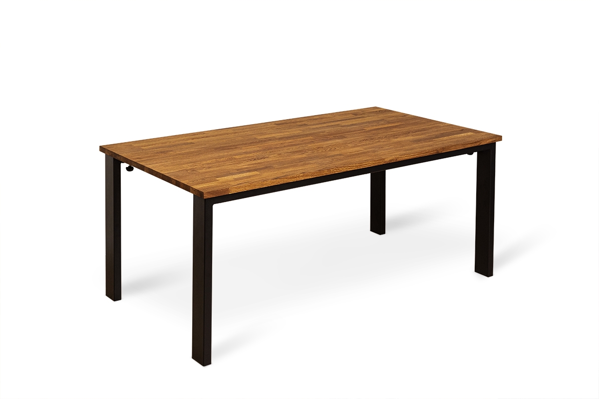 Stôl Drevené Loft Rozalio 160x80 - Dub tmavý Stôl Drevené Loft Rozalio 160x80 - Dub tmavý