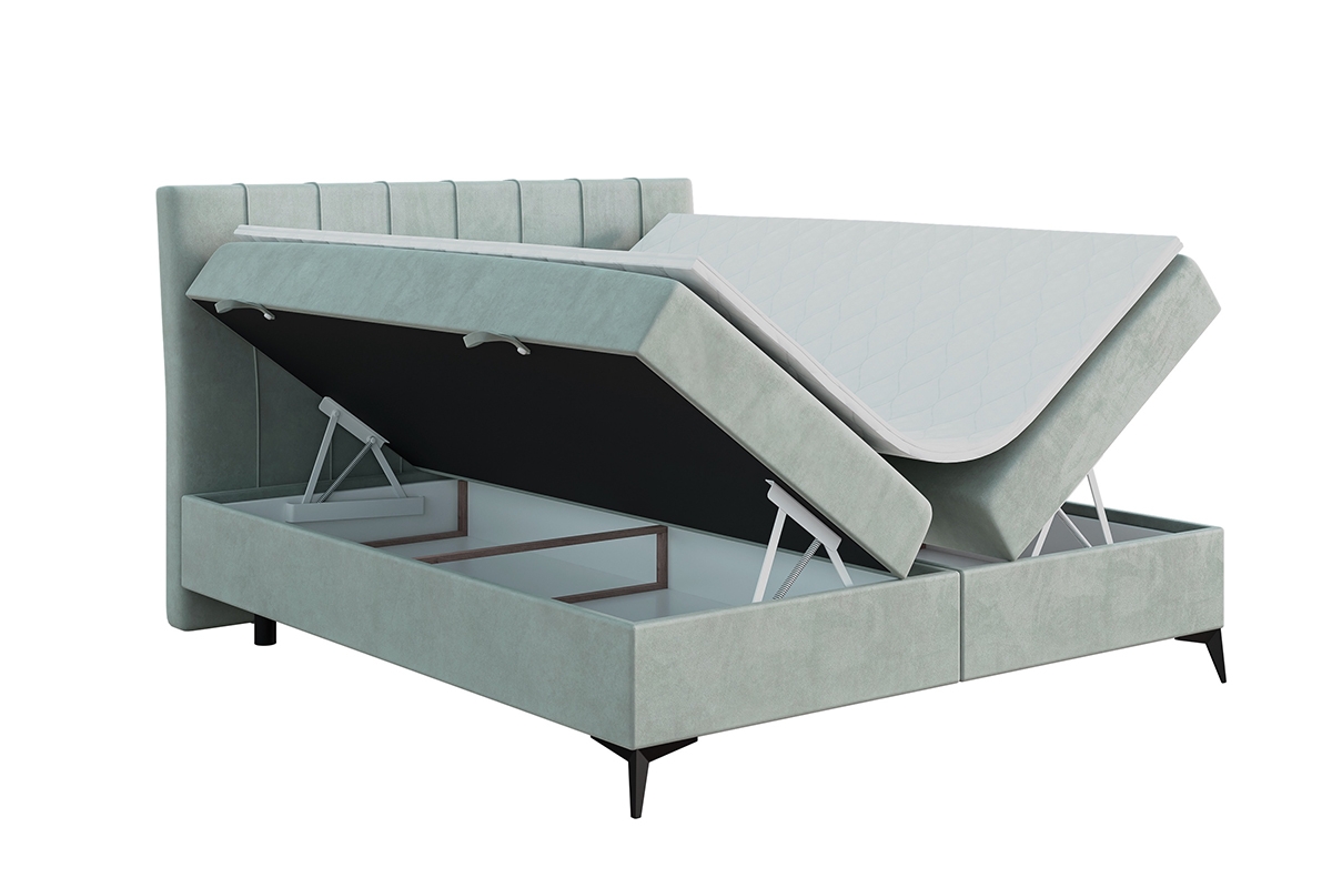 Boxspring postel s úložním prostorem Meliot 160x200  Boxspring postel s úložním prostorem Meliot 160x20