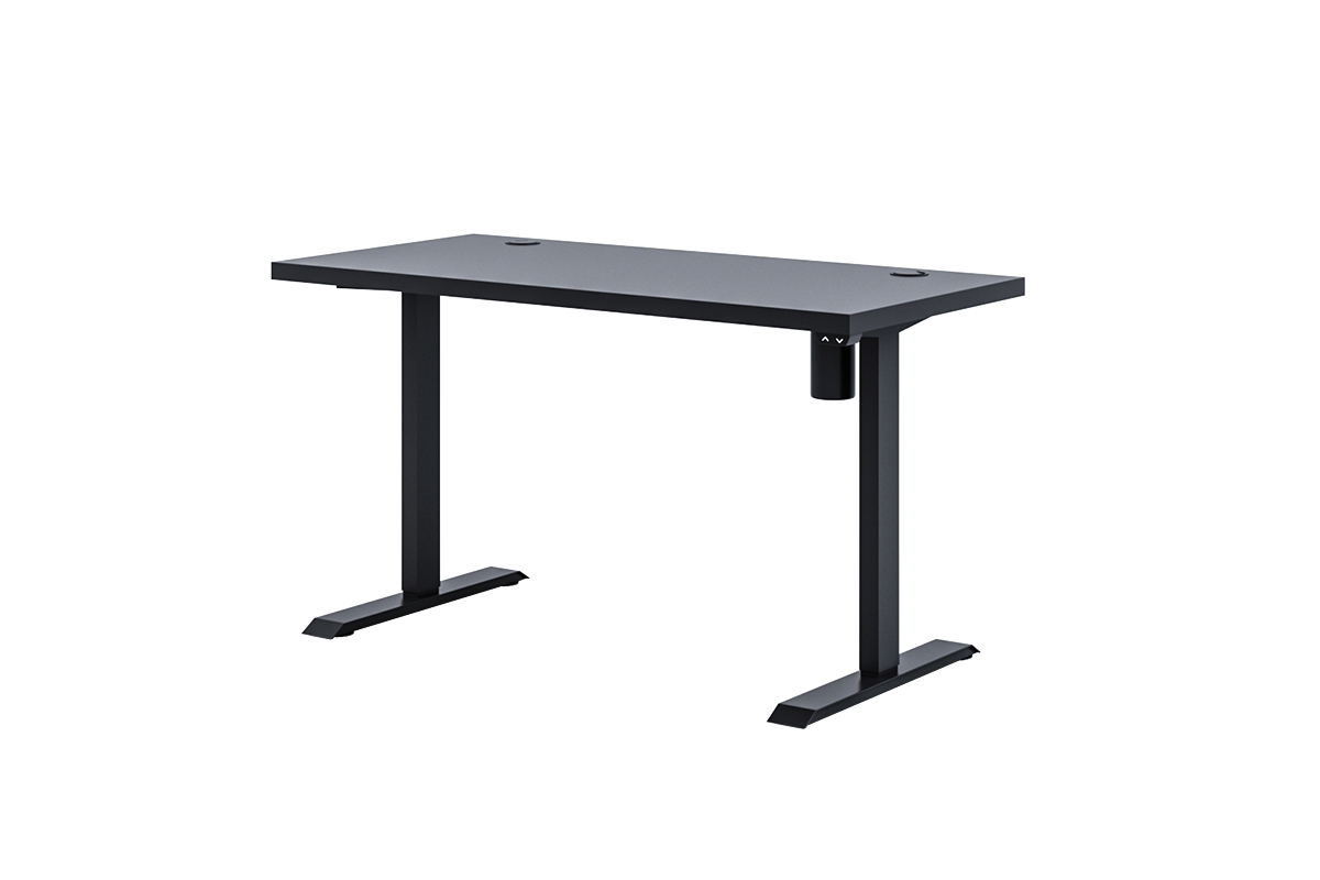 Elir íróasztal, elektromosan állítható magasság - 120 cm - fekete íroasztal elektryczne Elir z regulacja wysokosci 120 cm - fekete 