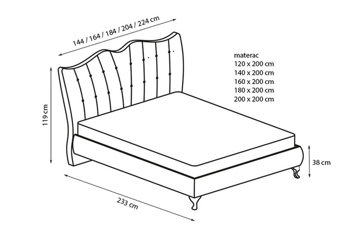 postel čalouněné 140x200 Princessa s úložným prostorem postel čalouněné 140x200 Princessa s úložným prostorem