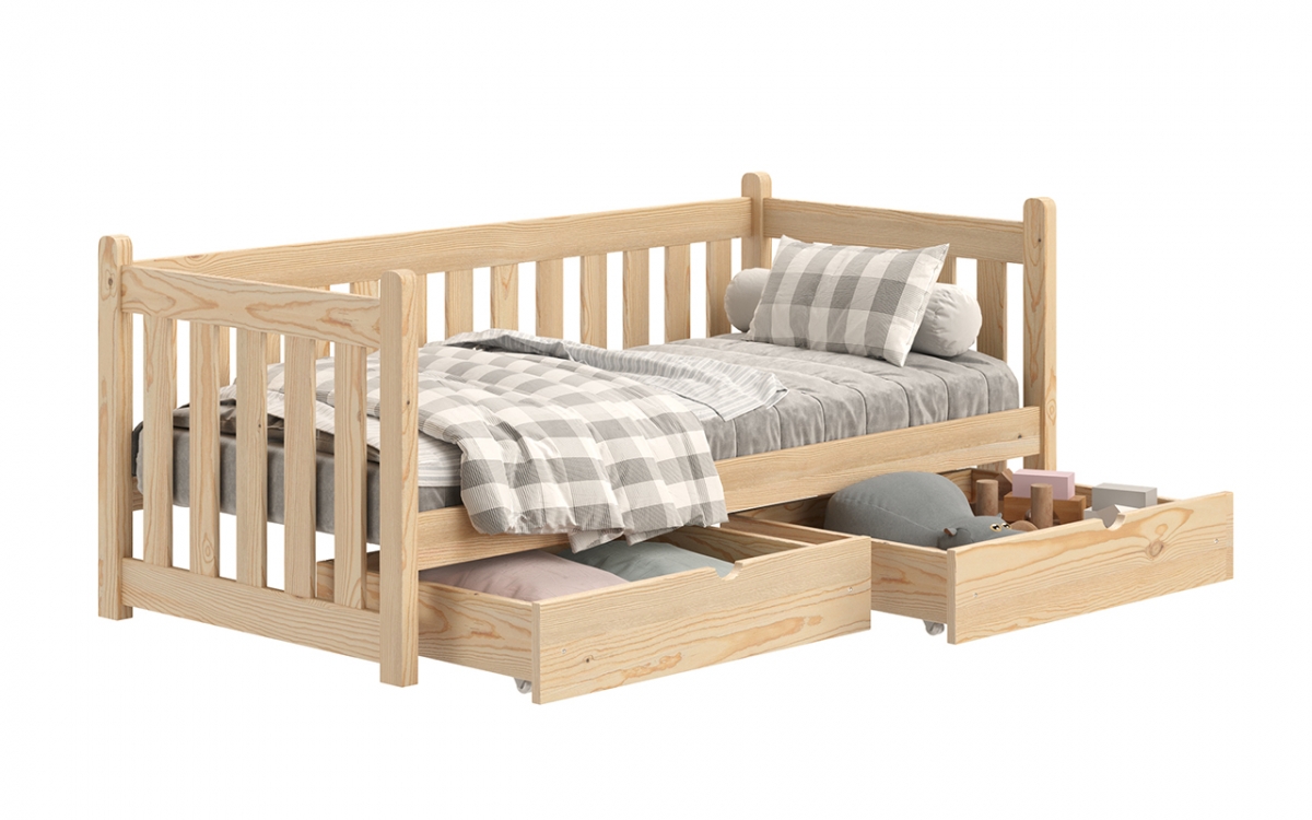 postel přízemní drewniane Swen DP 001 - Borovice, 80x200 postel přízemní drewniane Swen DP 001 - Borovice