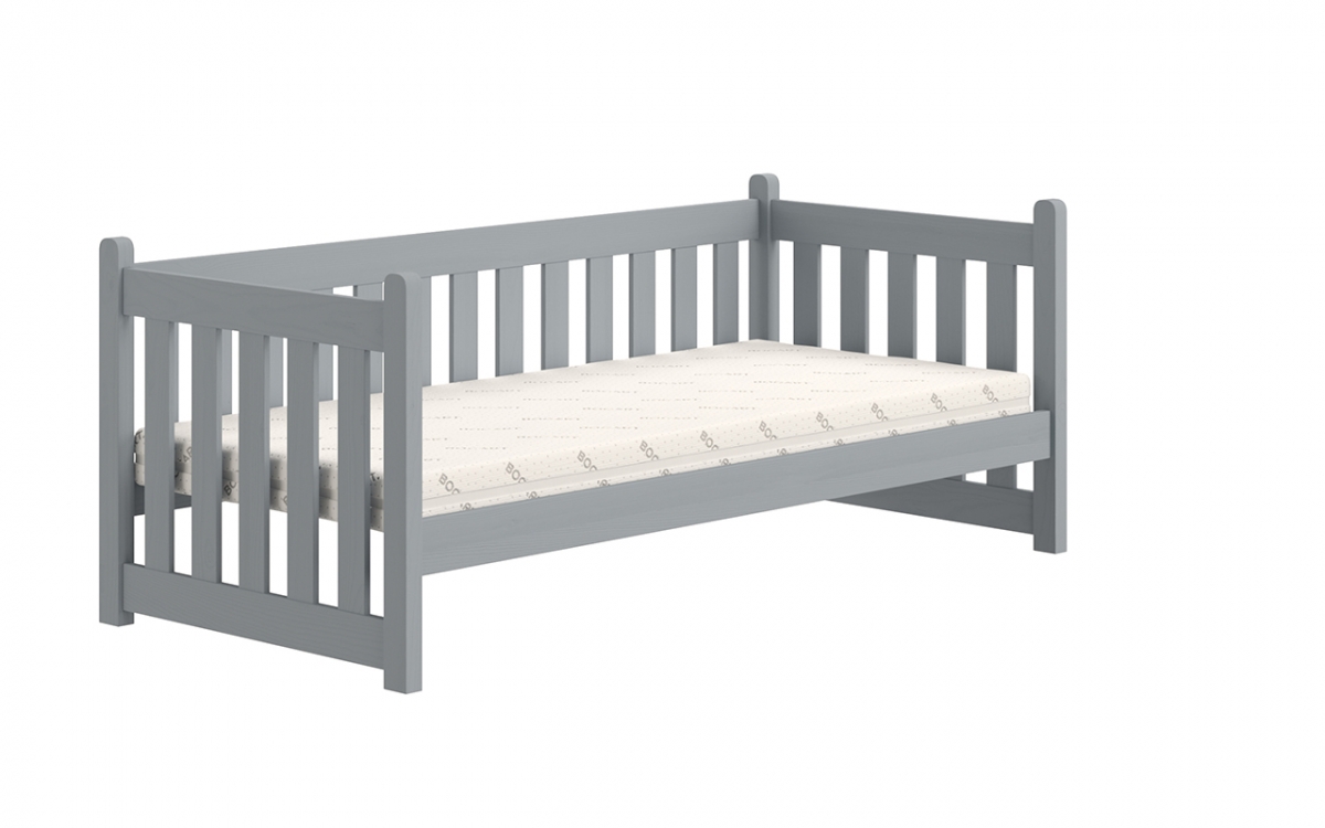 postel přízemní drewniane Swen DP 001 - šedý, 80x160 postel přízemní drewniane Swen DP 001 - šedý