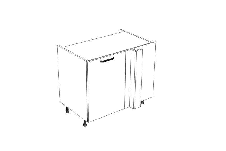 KAMMONO P2 DPRP115x65 - Skříňka kuchyňská rohová jednodveřová KAMMONO P2 DPRP115x65 - Skříňka kuchyňská rohová jednodveřová
