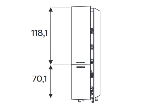 KAMMONO F11 SCMAX40/71 - regál Kuchynský  s košíkom CARGO KAMMONO F11 SCMAX40/71 - regál Kuchynský  s košíkom CARGO