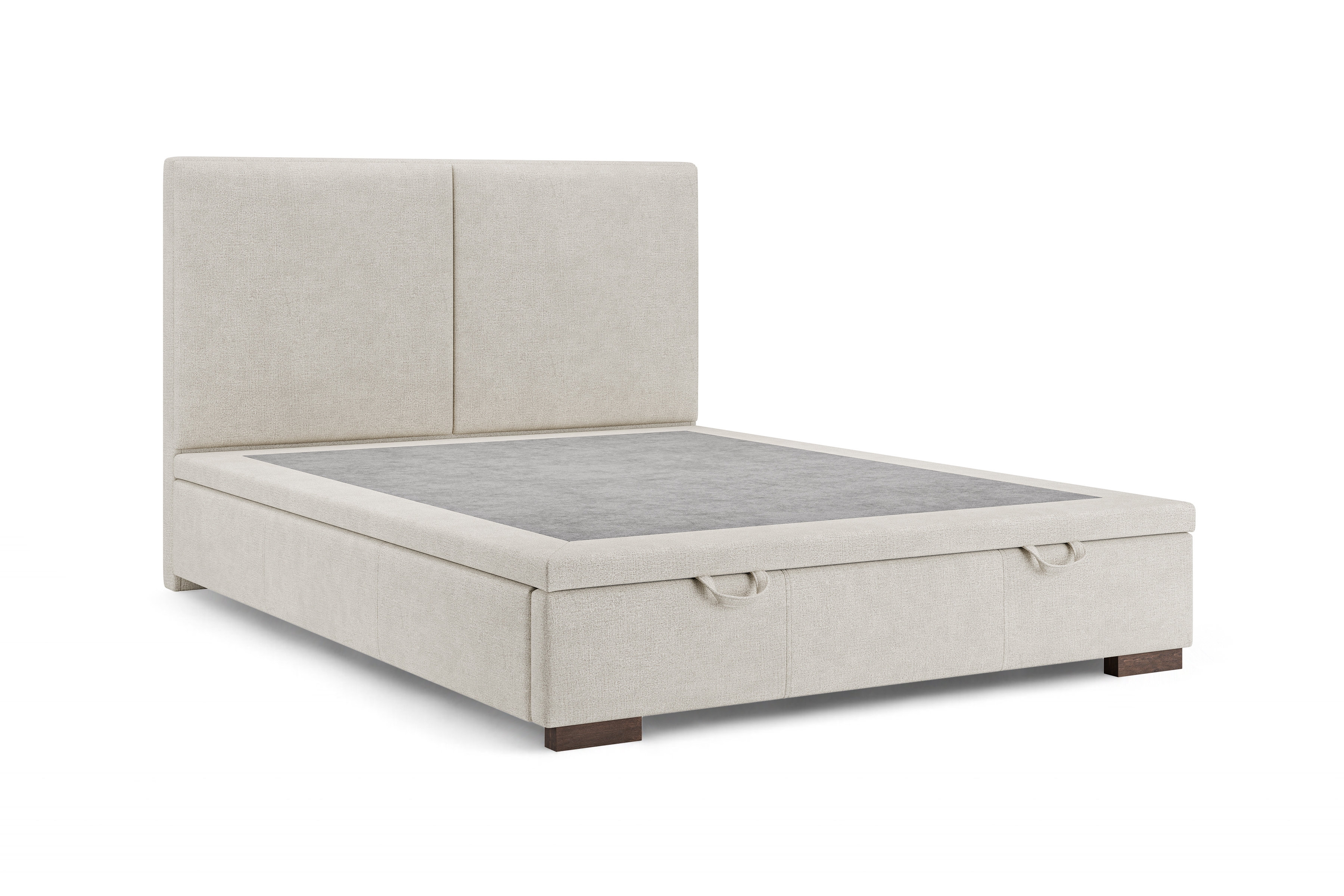 Boxspring posteľ s úložným priestorom Lektis - 180x200 / nožičky drevená Venge Boxspring posteľ s úložným priestorom Lektis - 180x200 / nožičky drevená Venge 