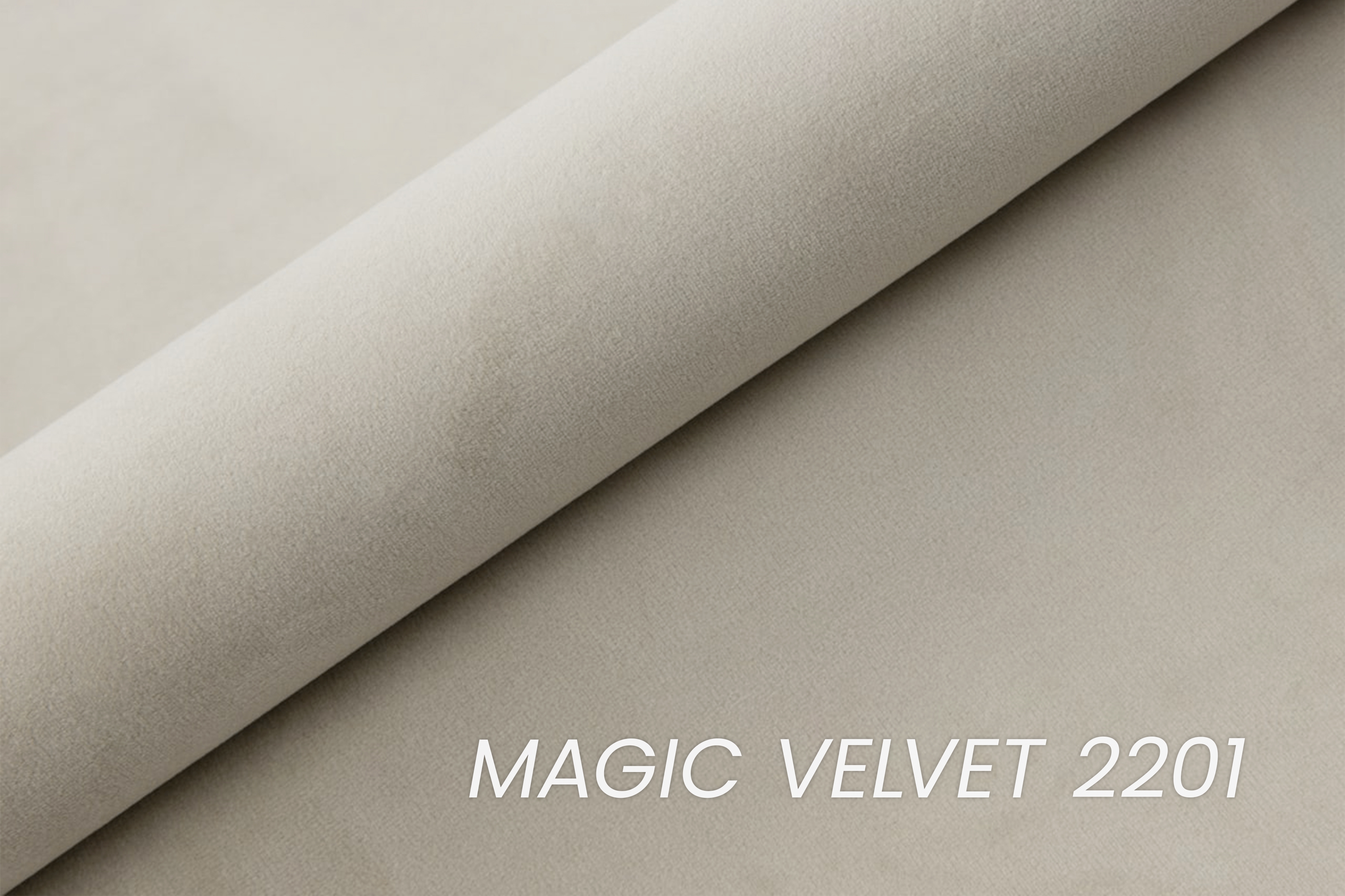 Postel čalouněné Misel 140x200 - jasno béžová samet Magic Velvet 2201 / Nohy černá  Postel čalouněné Misel 140x200 - jasno béžová samet Magic Velvet 2201 / Nohy černá 