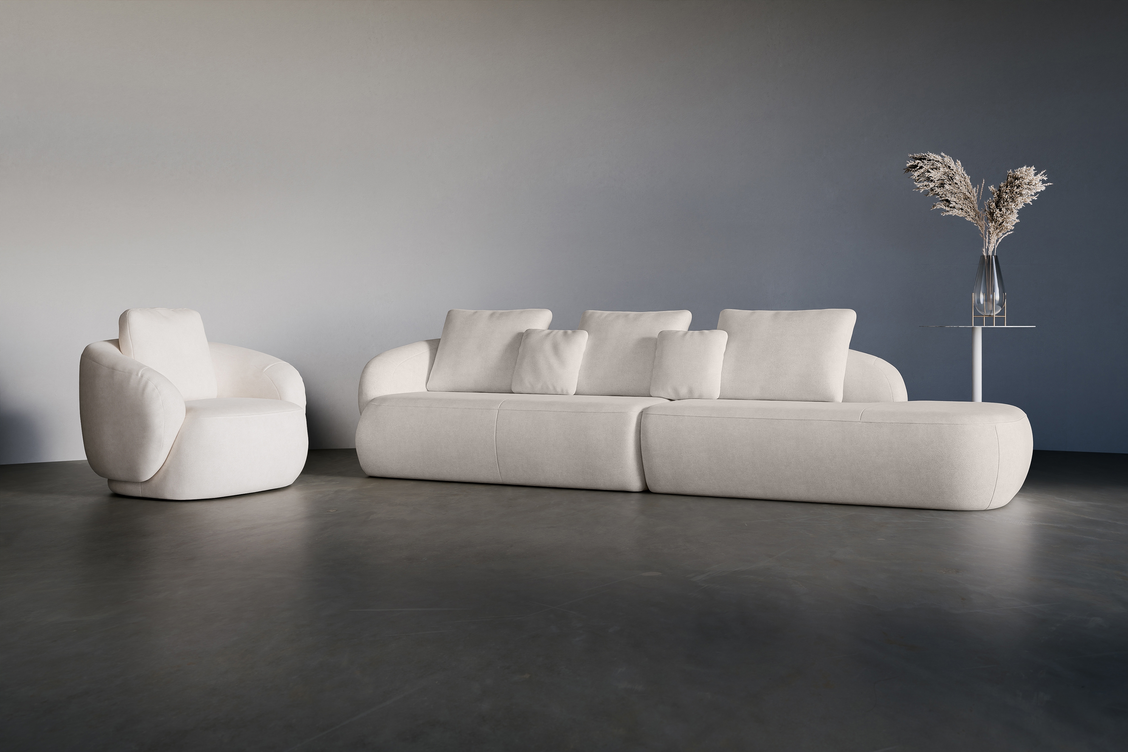 Rohová sedacia súprava do obývacej izby Finezal OTOP+2L  Rohová sedacia súprava do obývacej izby Finezal OTOP+2L 