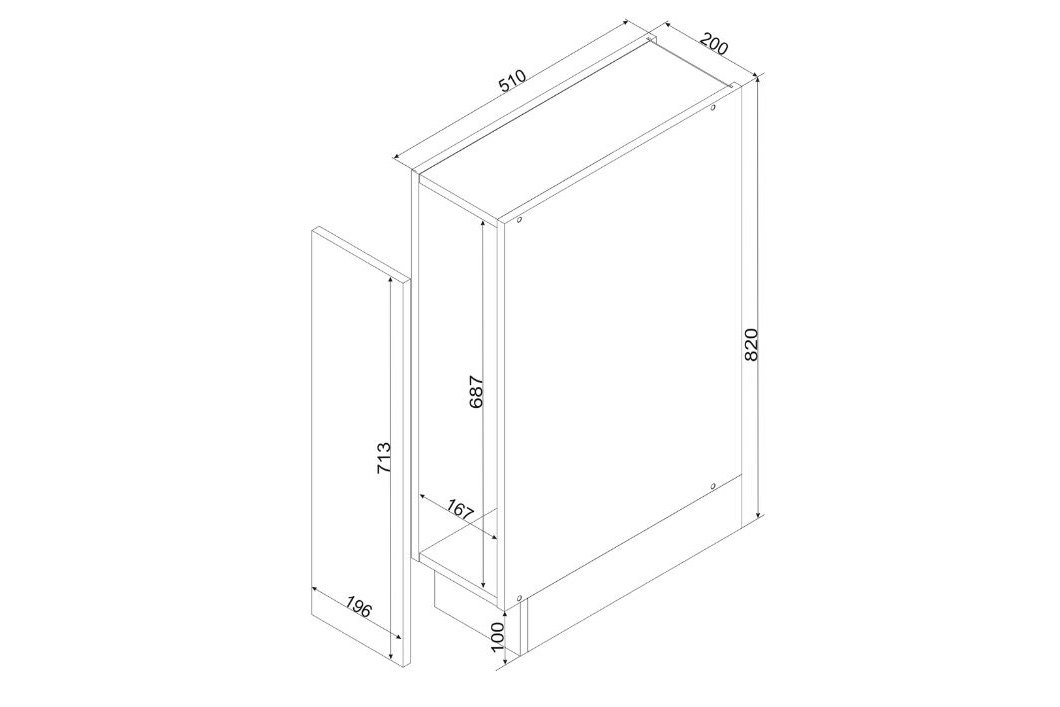 skříňka kuchyňská spodní Natalia D20 s košem cargo - bílý lesk skříňka kuchyňská spodní Natalia D20 s košem cargo - Krém mat