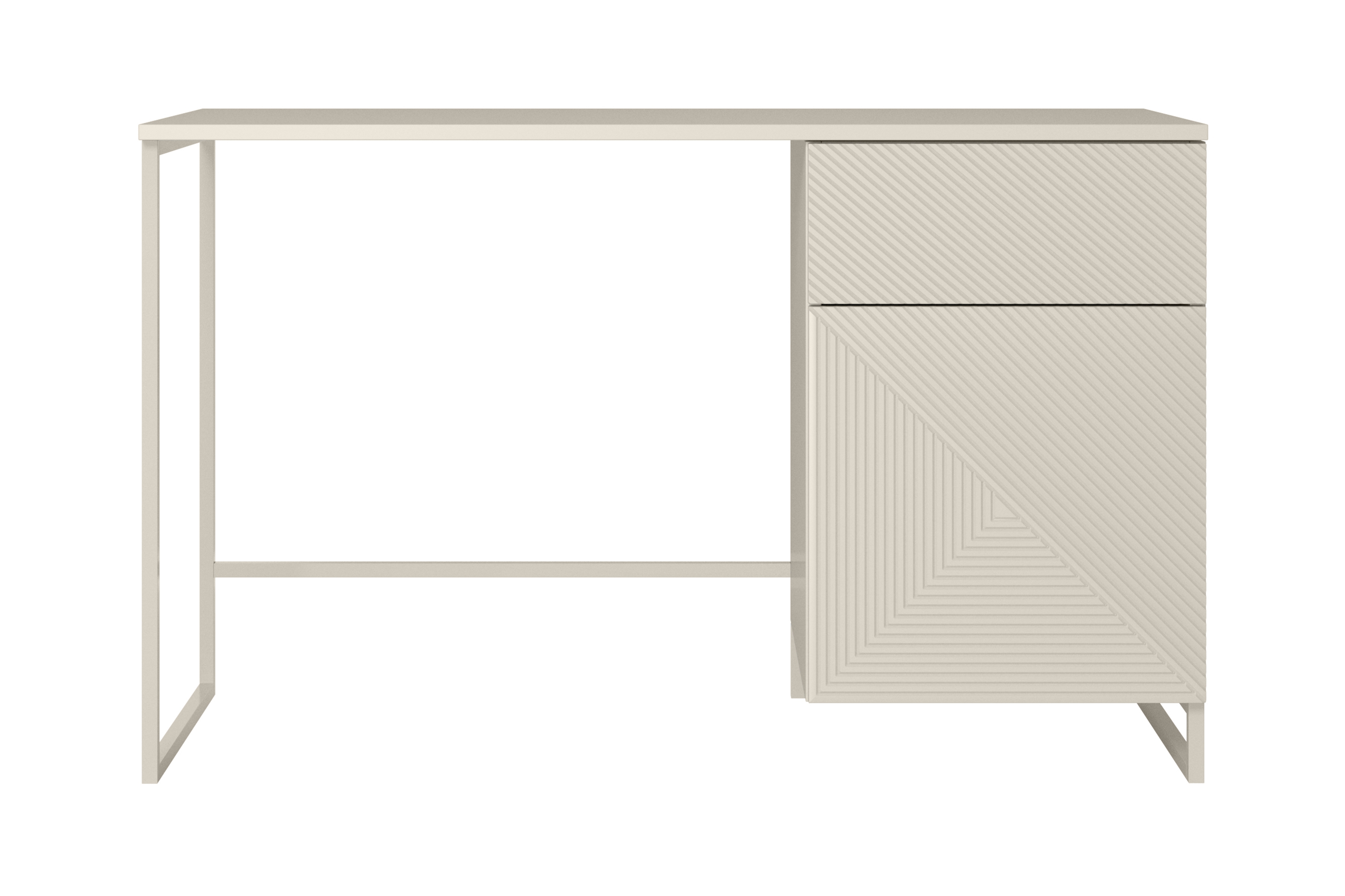 Písací stôl Asha 120 cm so zásuvkou – kašmírová Písací stôl Asha 120 cm z szuflada - kašmír / kašmírová Rošt