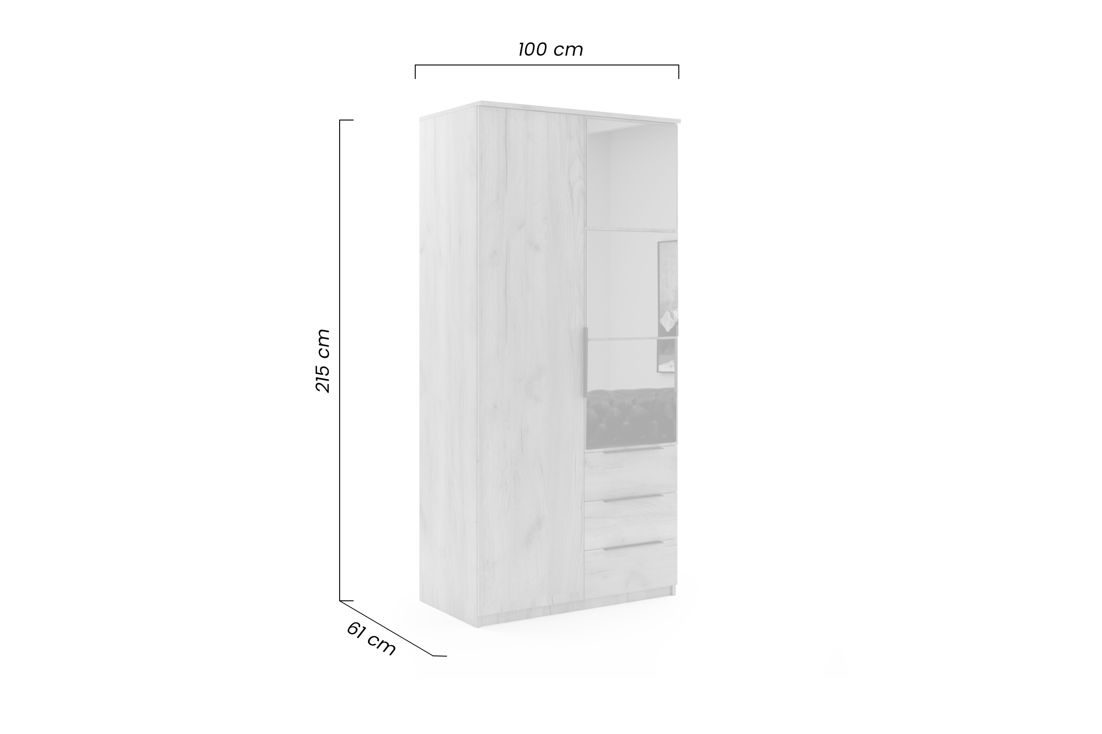 Skriňa otvorená Farenta z lamelami 100 cm - craft/ Čierny Skriňa otvorená Farenta z lamelami 100 cm - craft/ Čierny