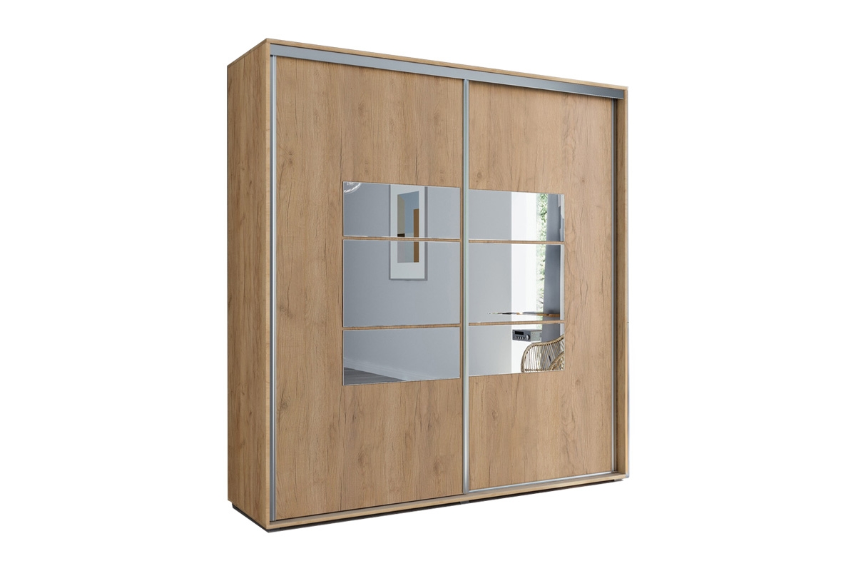 Skriňa s posuvnými dverami Senas 200/215 cm - craft zlaté Skriňa s posuvnými dverami Senas 200/215 cm - craft zlaté