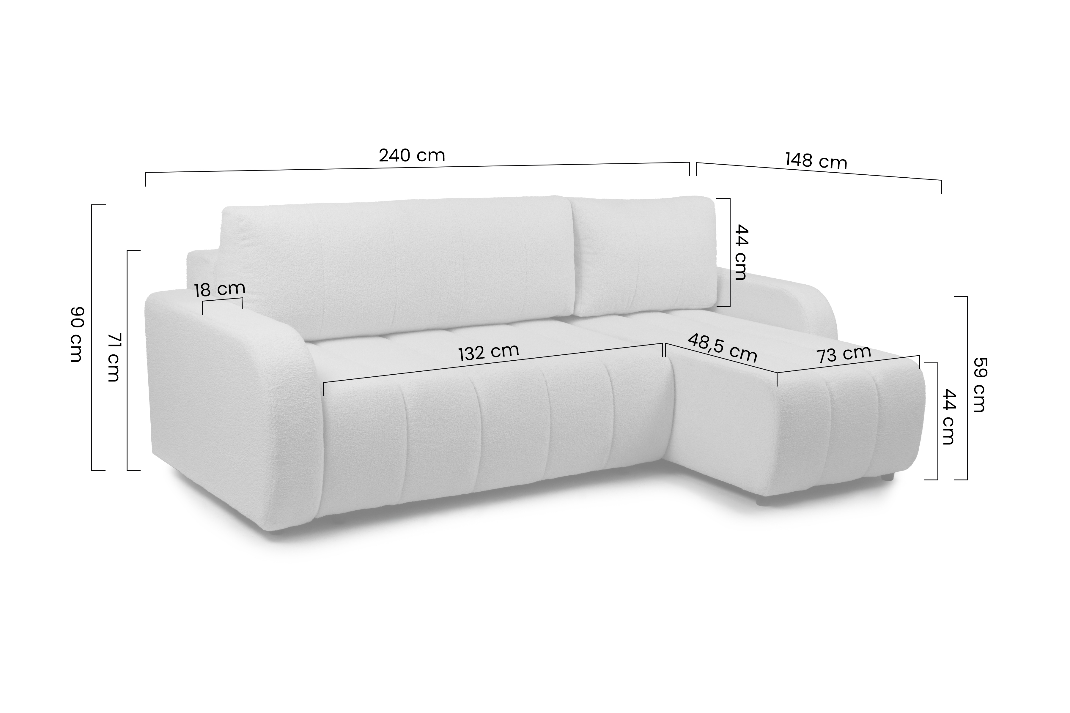 Rozkládací rohová sedací souprava Lapios Rohová sedací souprava rozkládací Lapios 