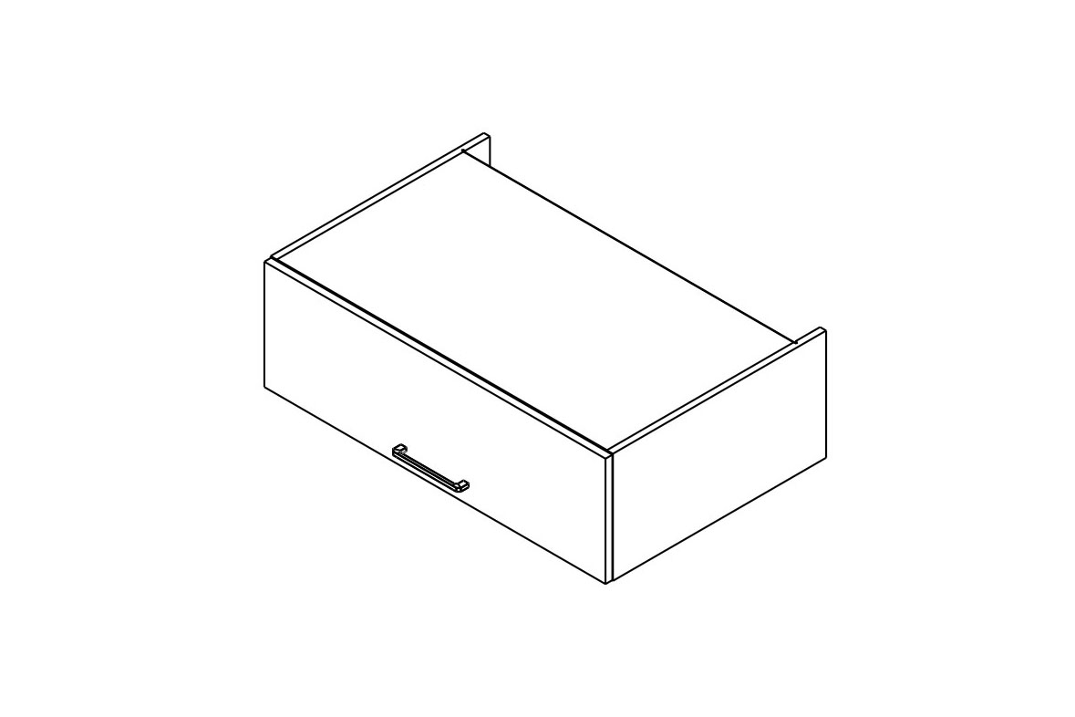 skříňka kuchyňská závěsná Kammono P2 SNO90/35N nadstawkowa nad AGD skříňka kuchyňská závěsná Kammono P2 SNO90/35N nadstawkowa nad AGD