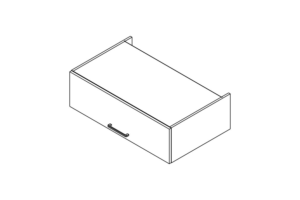 skříňka kuchyňská závěsná Kammono P2 SNO95/35N nadstawkowa nad AGD skříňka kuchyňská závěsná Kammono P2 SNO95/35N nadstawkowa nad AGD