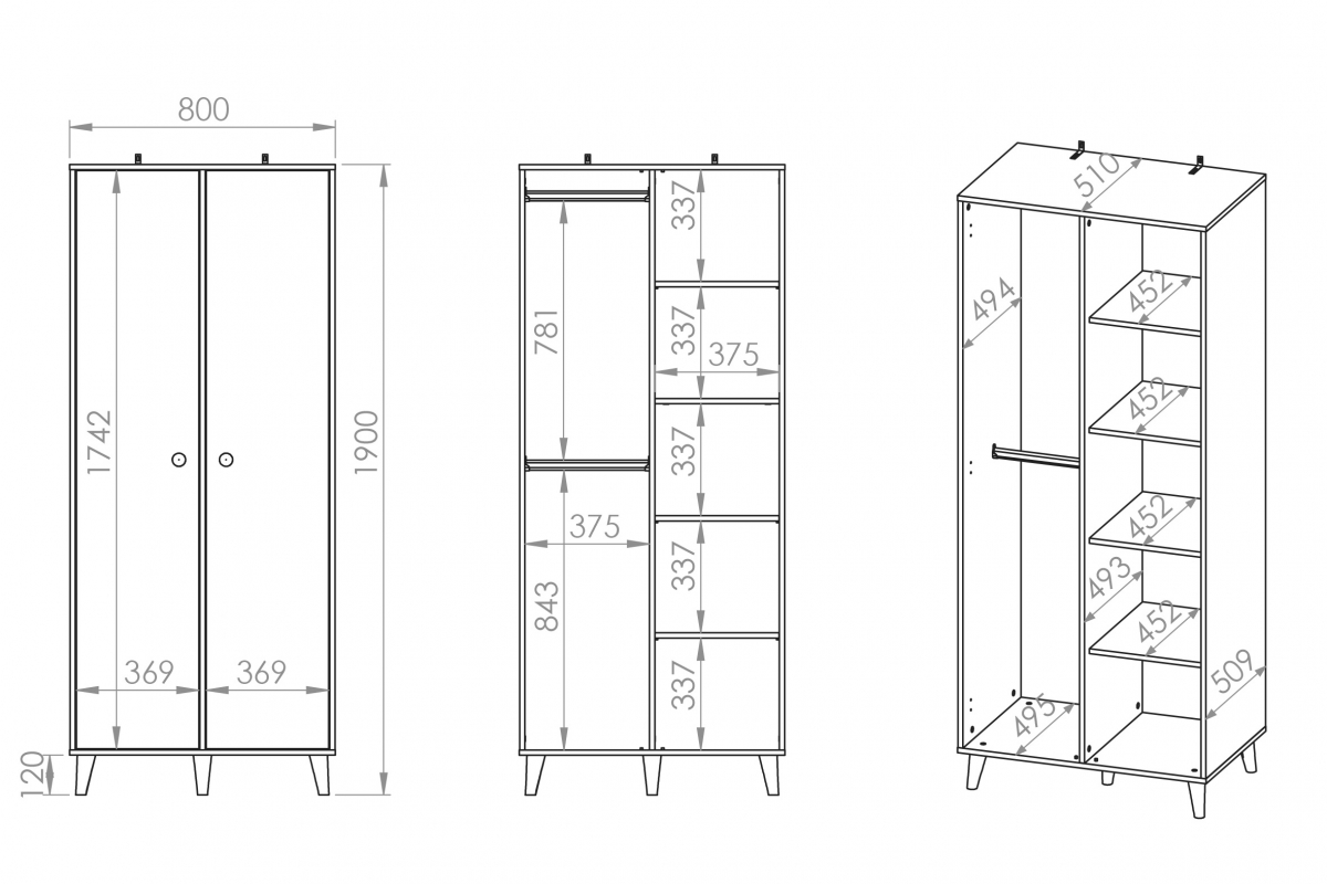 Dětská šatní skříň Marla 80 cm - pouštní písek / růžová skříň Marla 80 cm - piasek pustyni / millenial pink