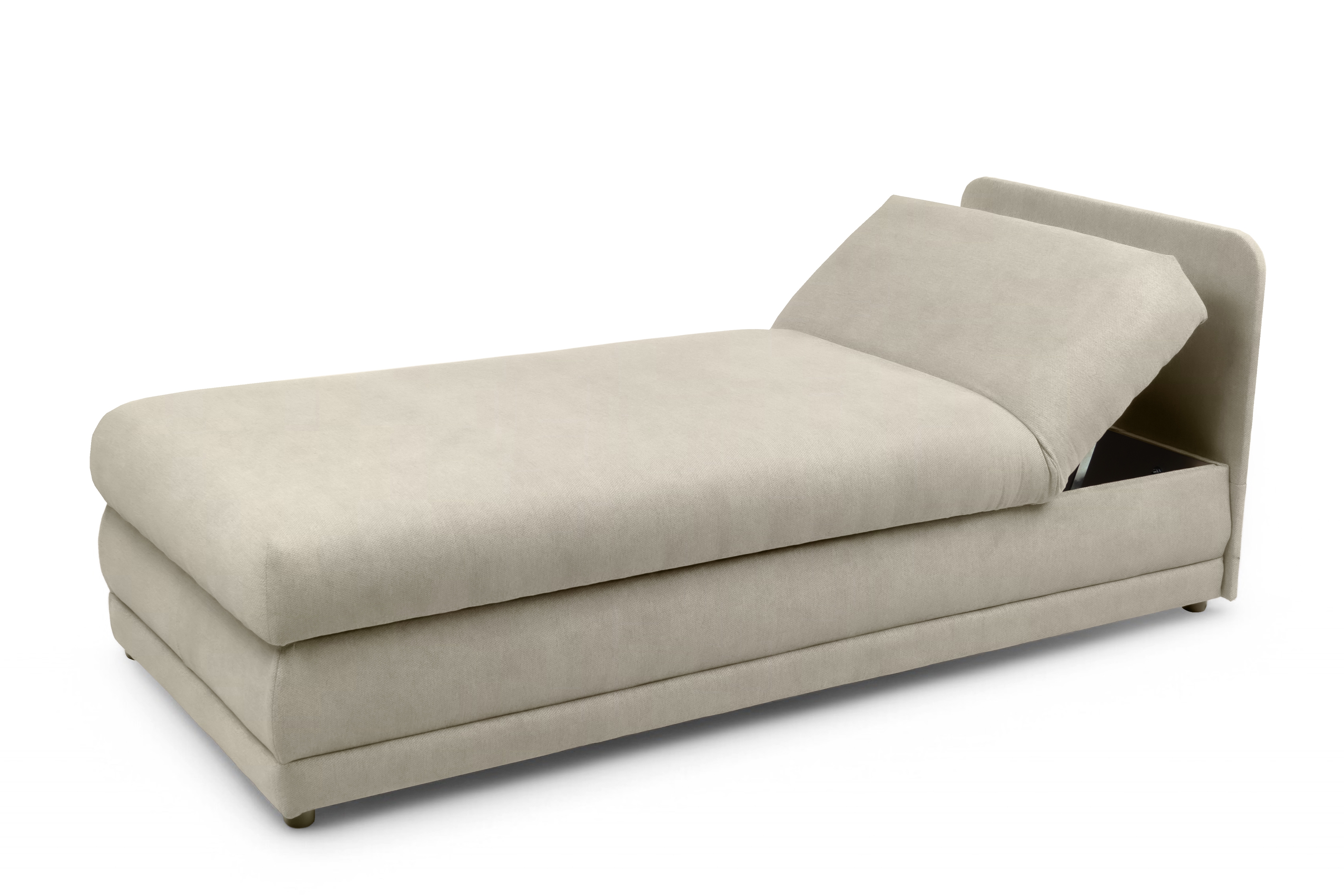 Detská pohovka Kodil I s úložným priestorom – krémová pletená látka Ado 1601 Halva Detská pohovka jednolôžkova Kodil I S vnútorným úložným priestorom - kremowa plecionka Ado 1601 Halva