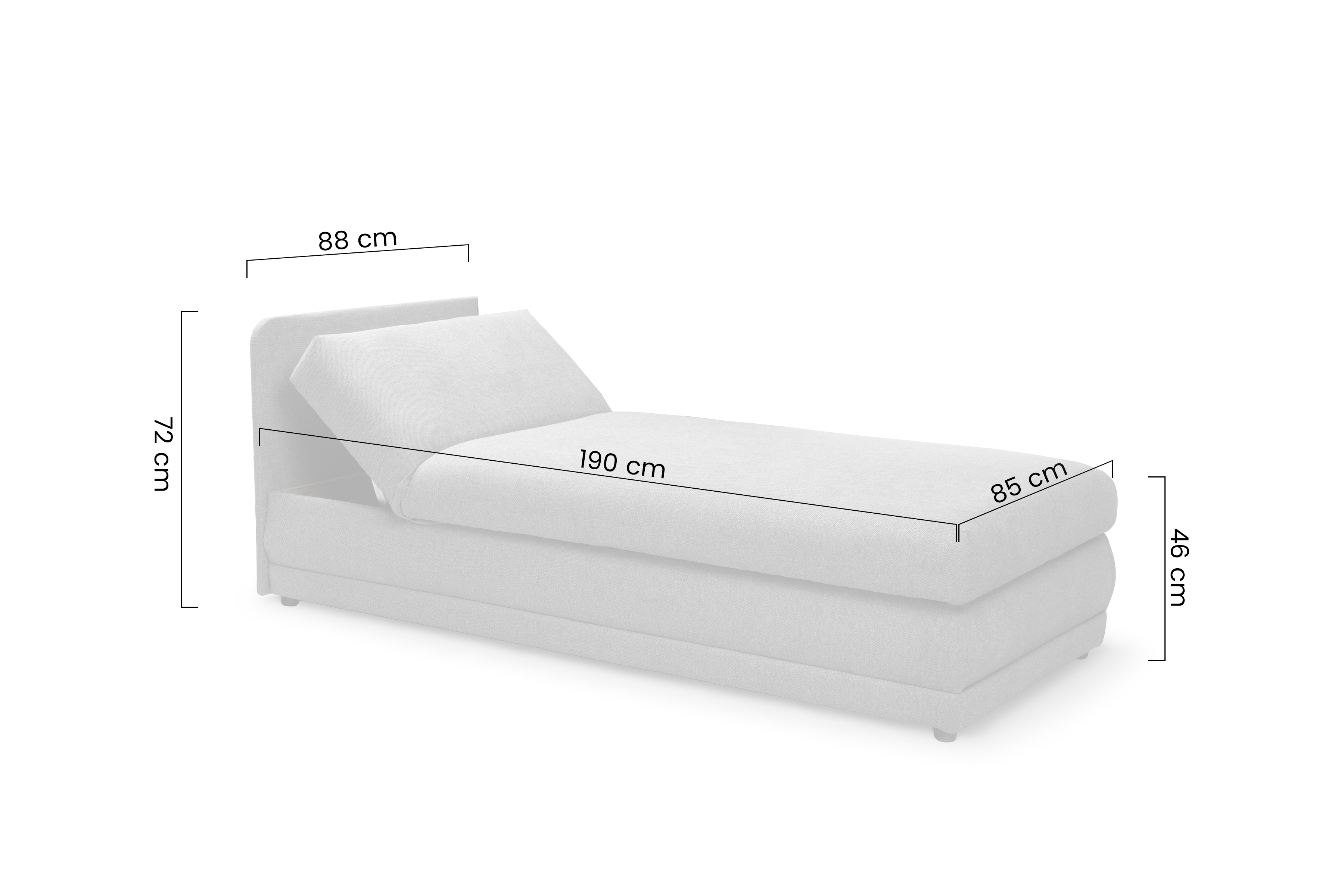 Detská pohovka jednolôžkova Kodil I S vnútorným úložným priestorom- šedá plecionka Ado 1614 Gargoyle Detská pohovka jednolôžkova Kodil I S vnútorným úložným priestorom - šedá plecionka Ado 1614 Gargoyle