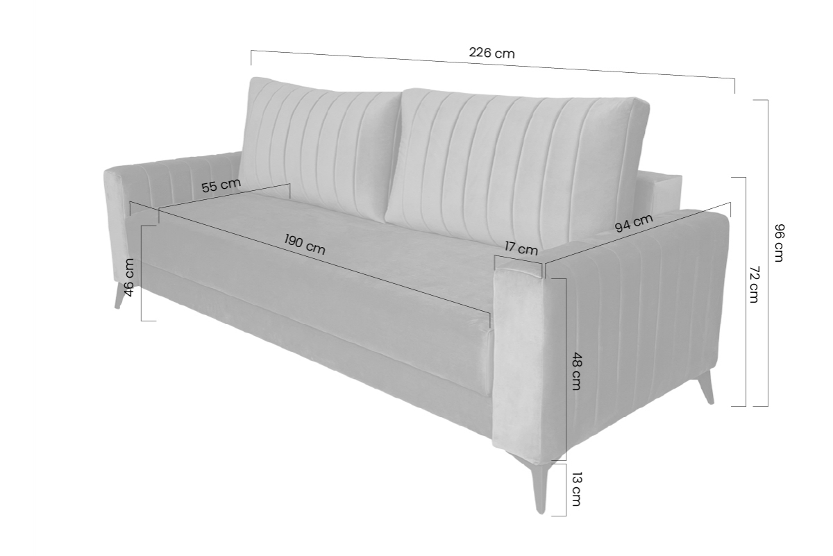 Rozkládací pohovka Ariela Pohovka rozkládací Ariela