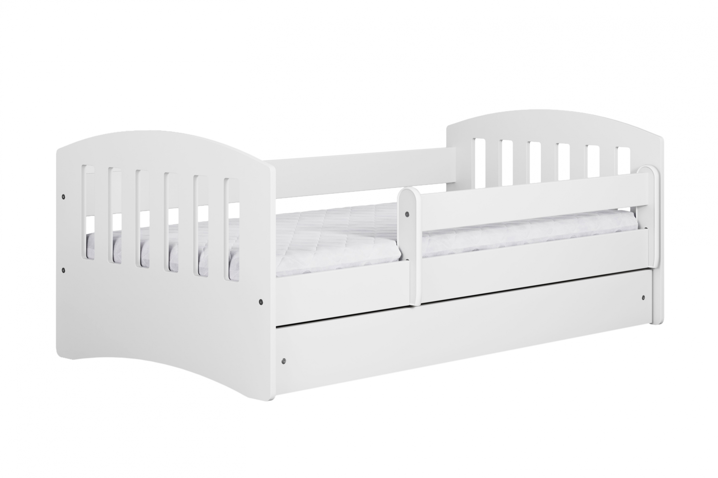 Dětská postel Guli 80x180 cm se zásuvkou - bílá Postel dzieciece Guli 80x180 cm z szuflada - bílá