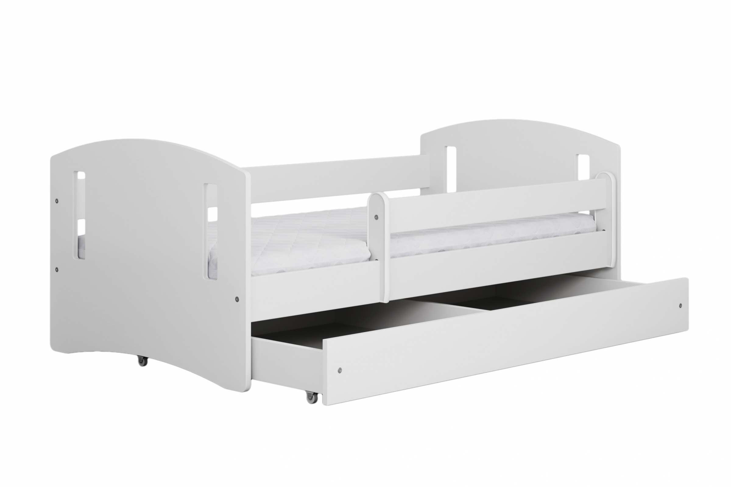 Dětská postel Guli II 80x180 cm se zásuvkou - bílá Postel dzieciece Guli II 80x180 cm z szuflada - bílá