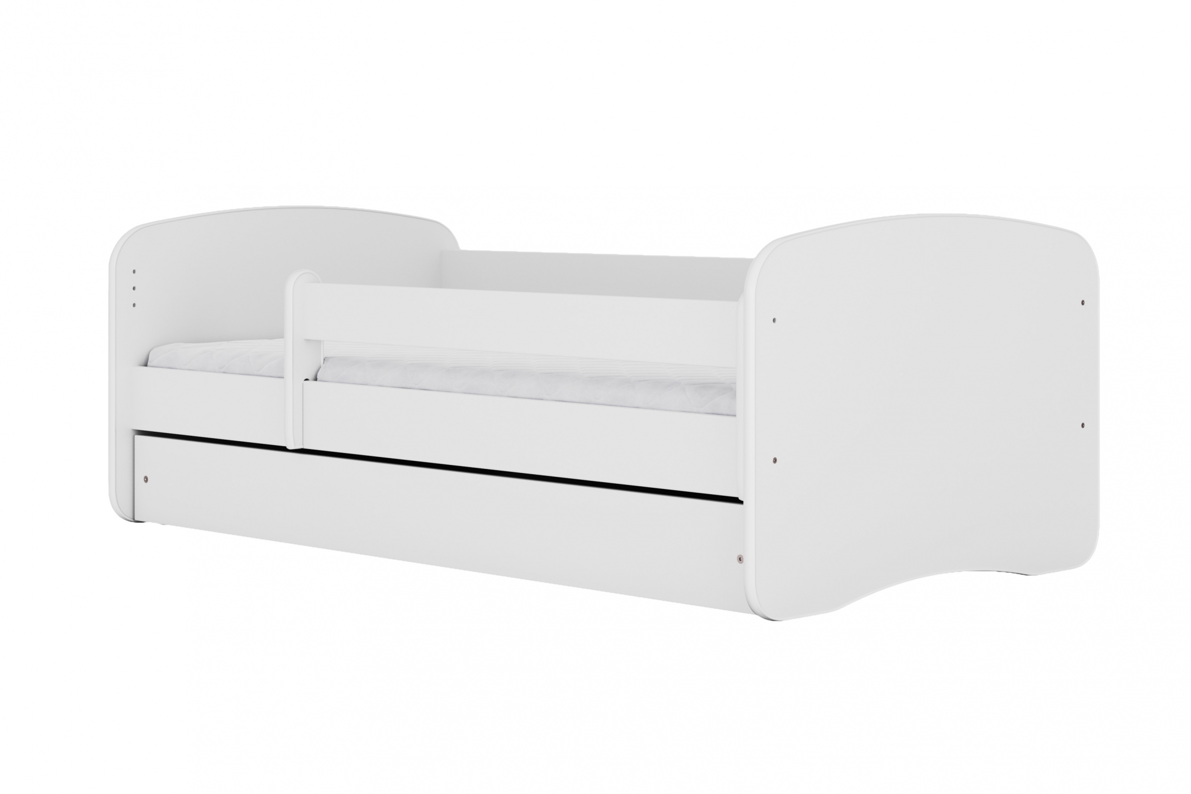 Dětská postel Bonzo 80x180 cm se zásuvkou - bílá Postel dzieciece Bonzo 80x180 cm z szuflada - bílá