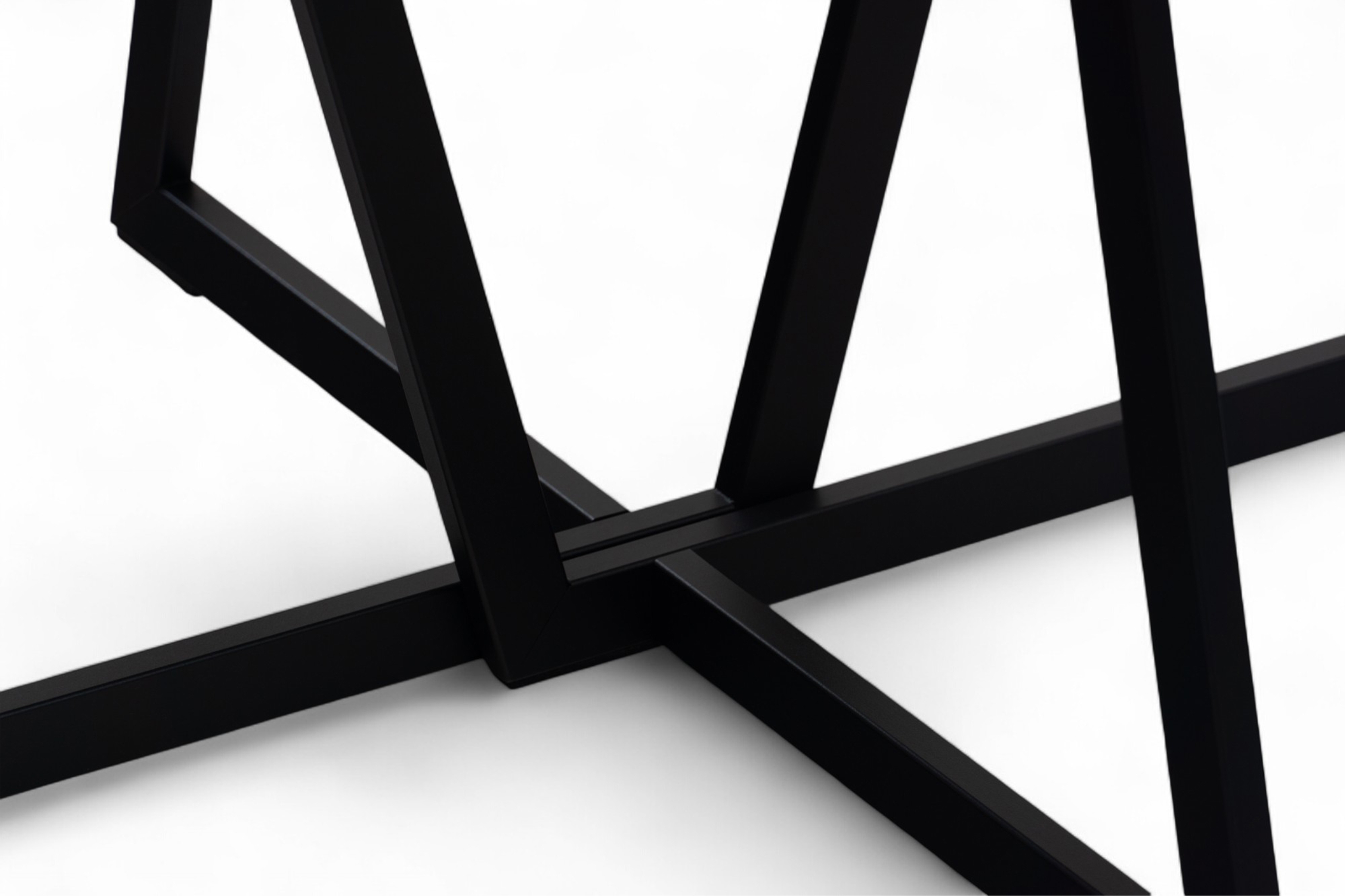 Rozkládací jídelní stůl Cedrus Rozeta 95-150 cm - dub belmont / černá Stůl Cedrus Rozeta 95/150 cm loftový rozkladany - dub belmont / černá