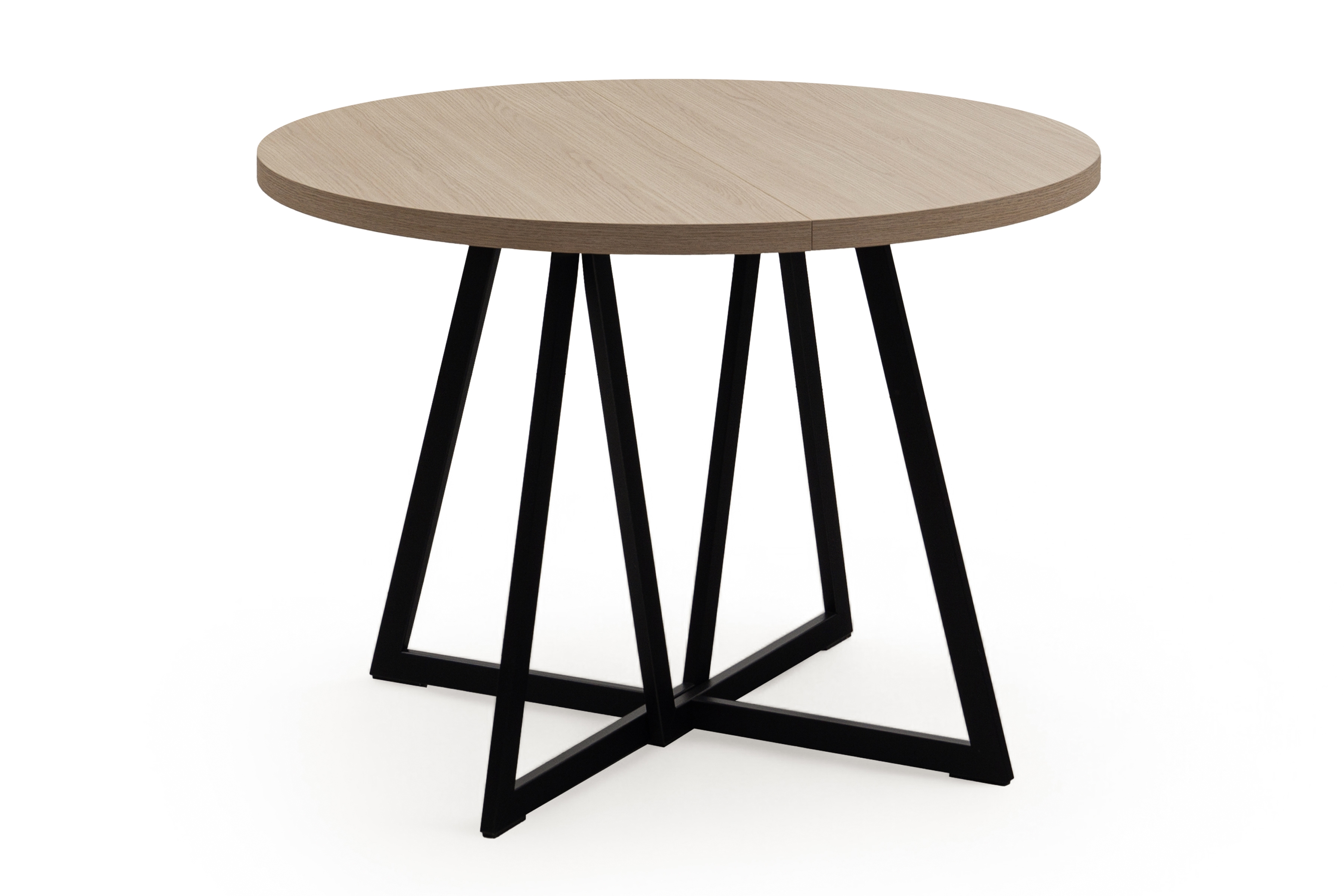 Rozkládací jídelní stůl Cedrus 95-150 cm - dub vinceza / černá Stůl Cedrus 95/150 cm loftový rozkladany - dub vinceza