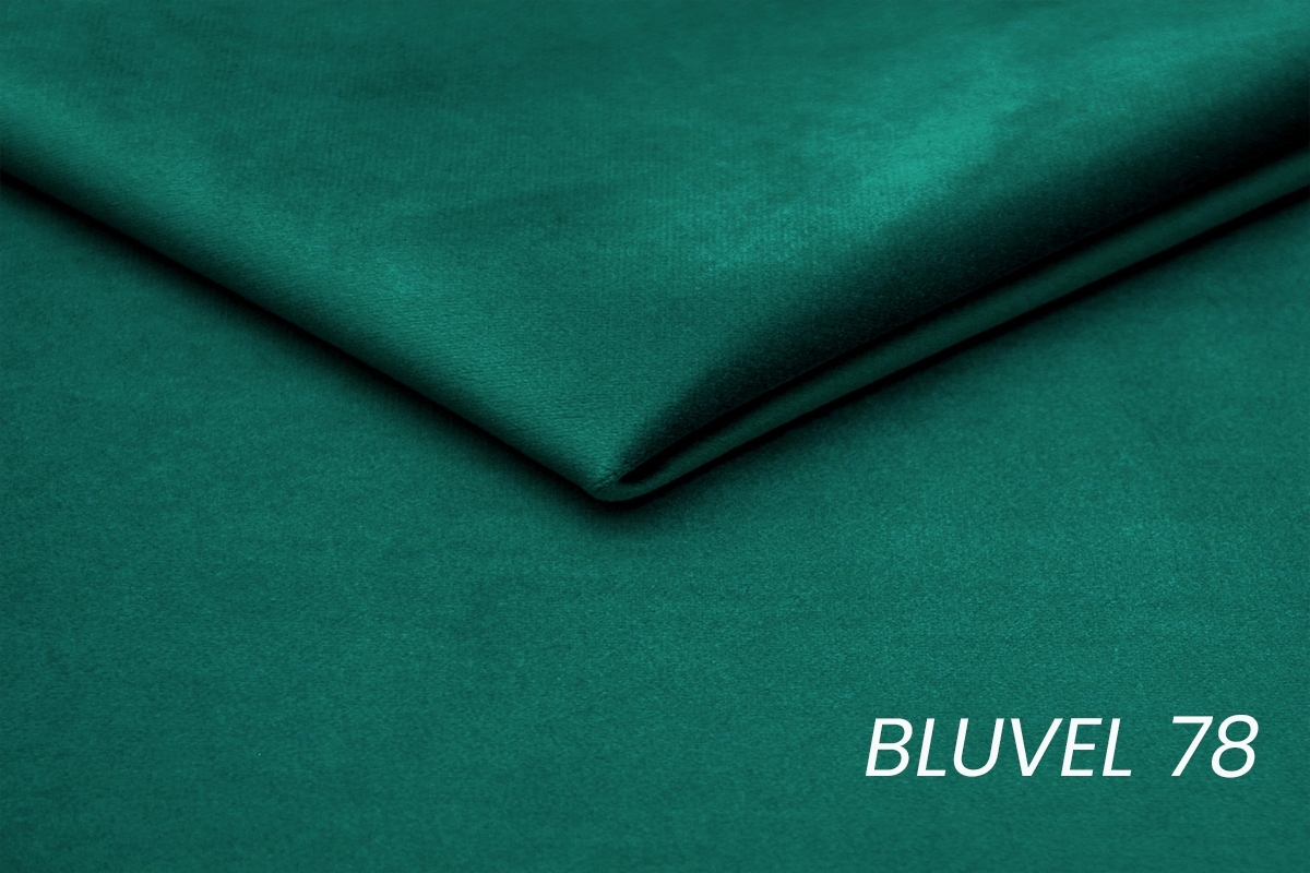 Rozkládací rohová sedací souprava Nardo Maxi levá - zelená Bluvel 78 Rohová sedací souprava Nardo Maxi rozkládací levá - zelená samet Bluvel 78