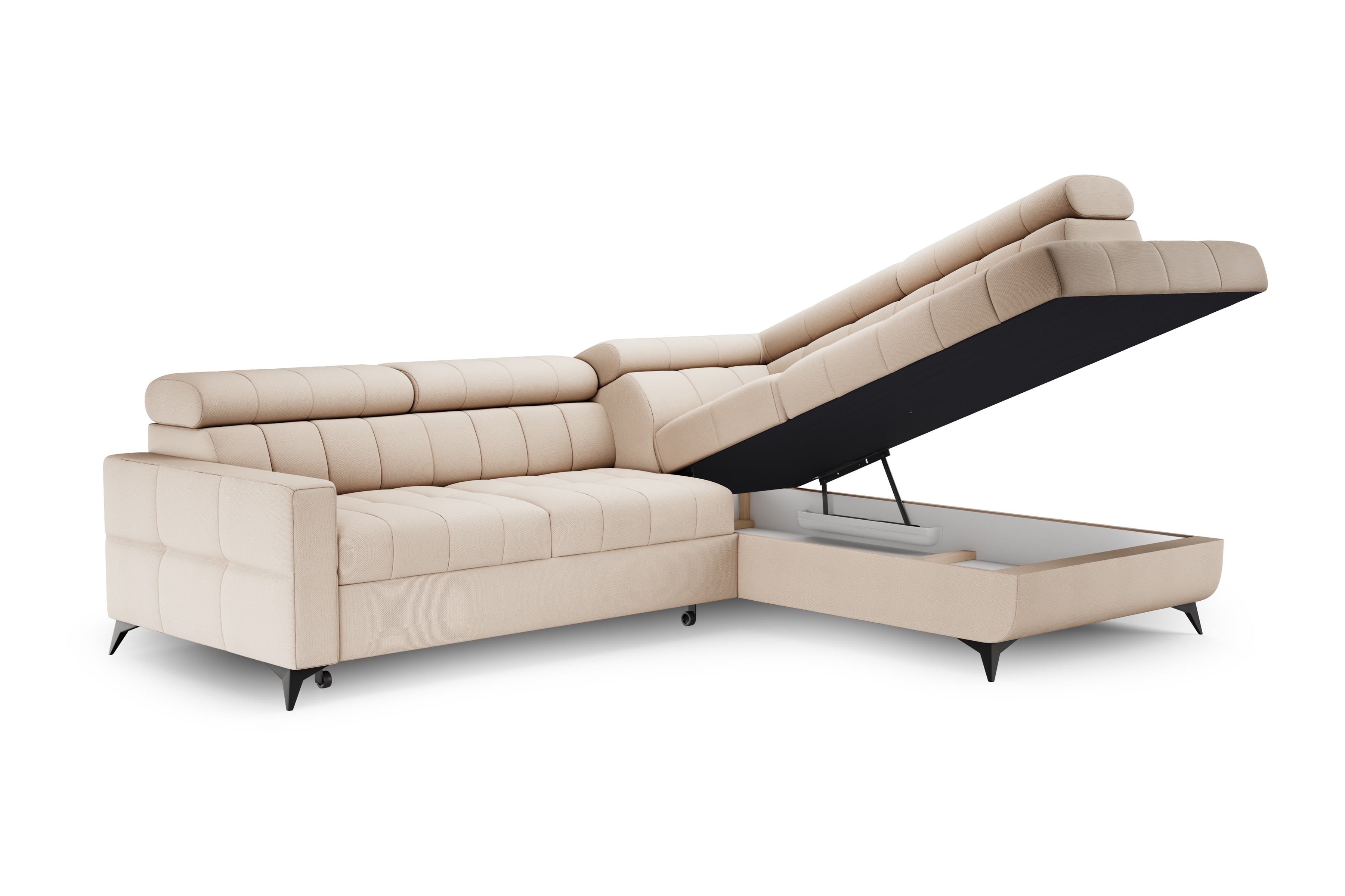 Rozkladacia rohová sedacia súprava Nardo L Rohová sedacia súprava Nardo L s funkciou spánku