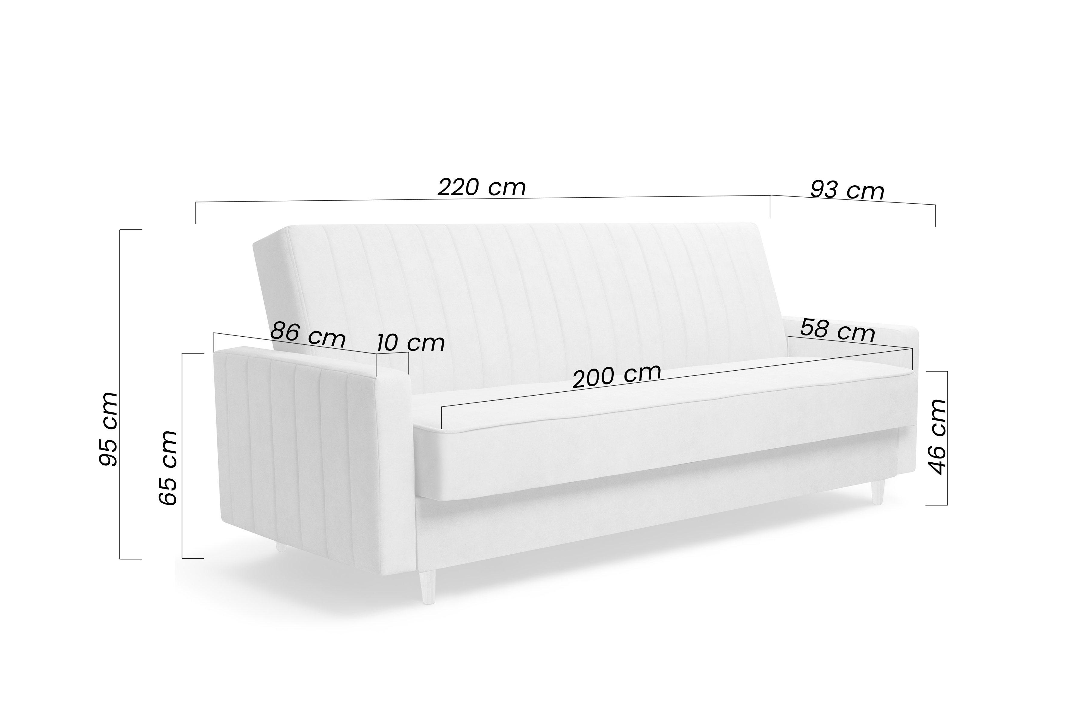 Rozkládací pohovka Wars - tmavě šedý samet Kronos 34 / nožky wenge Pohovka Wars rozkládací - tmavě šedá samet Kronos 34 / wenge