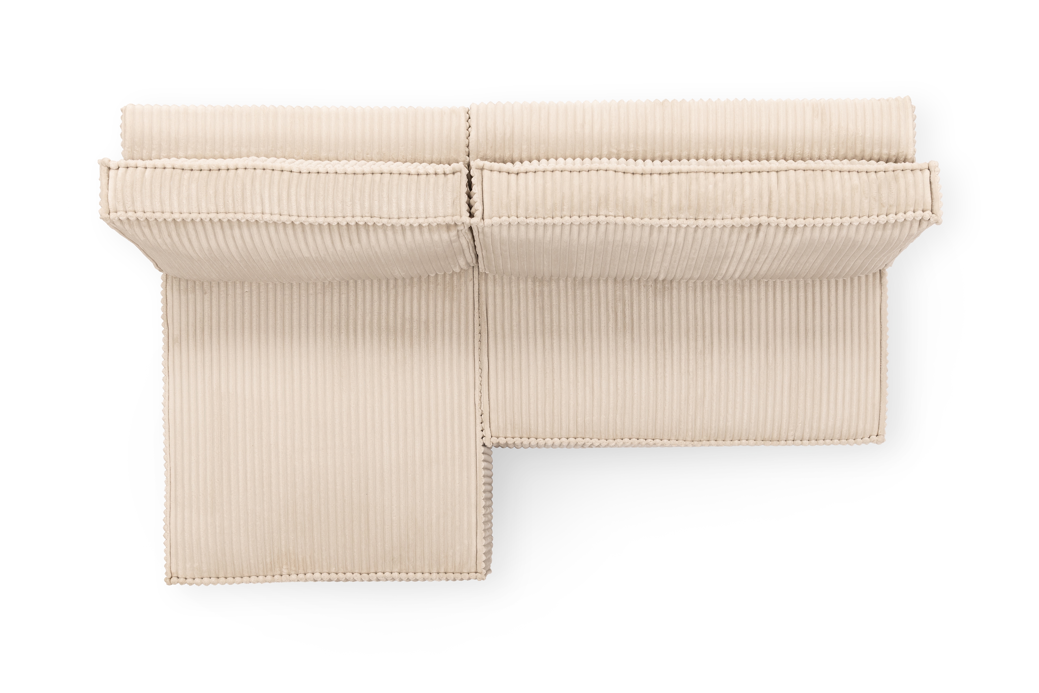 Rohová sedacia súprava Solvero Mini ľavá s funkciou spania - svetlobéžový plyš Tilia 01 Rohová sedacia súprava Solvero Mini s funkciou spánku Ľavá strana - Krémový MENČESTER Tilia 01