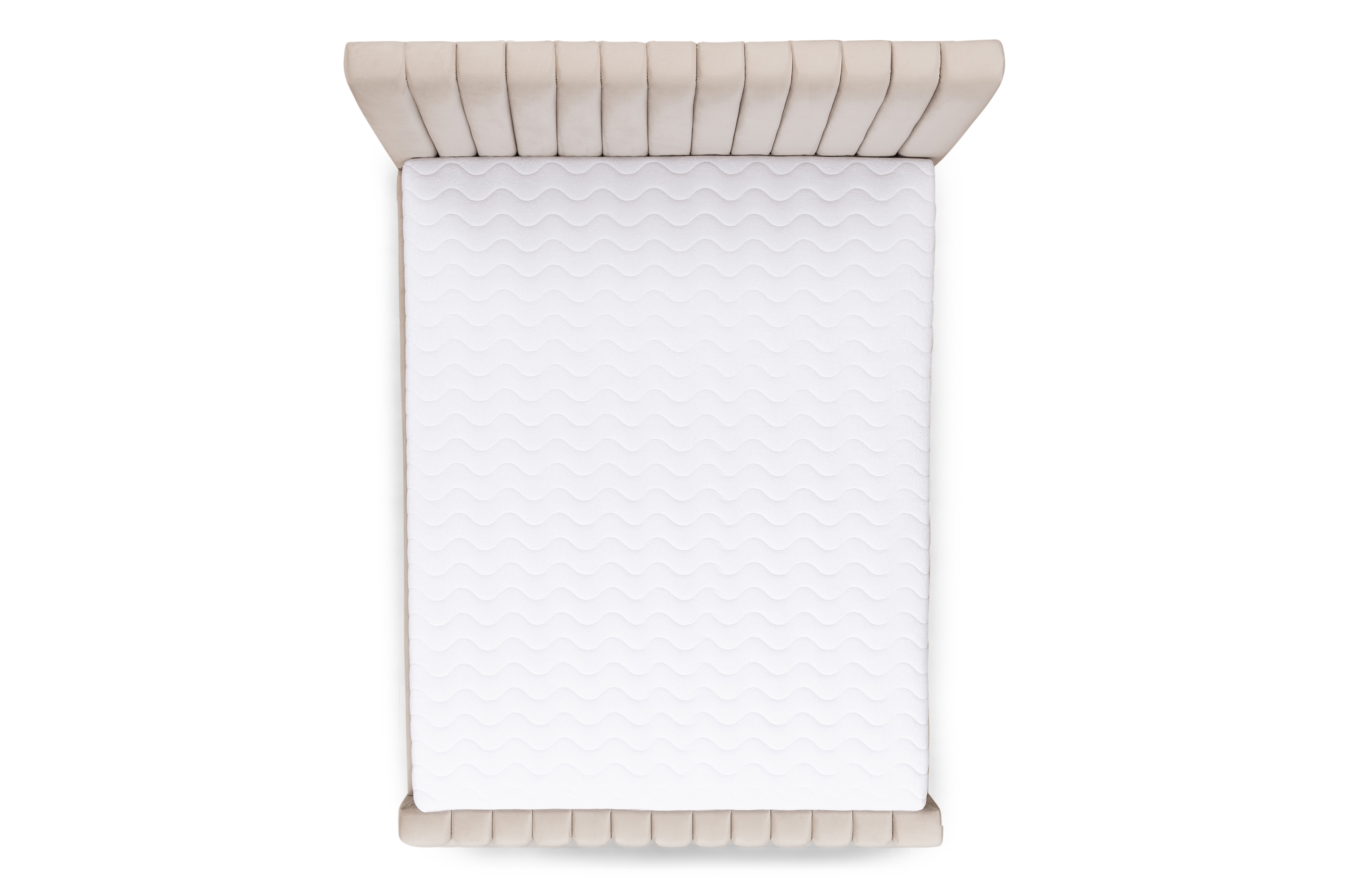 Postel do ložnice Nicole 120x200 s úložným prostorem - béžový samet Velluto 2 Postel pro ložnice Nicole 120x200 s úložným prostorem- béžová samet Velluto 2