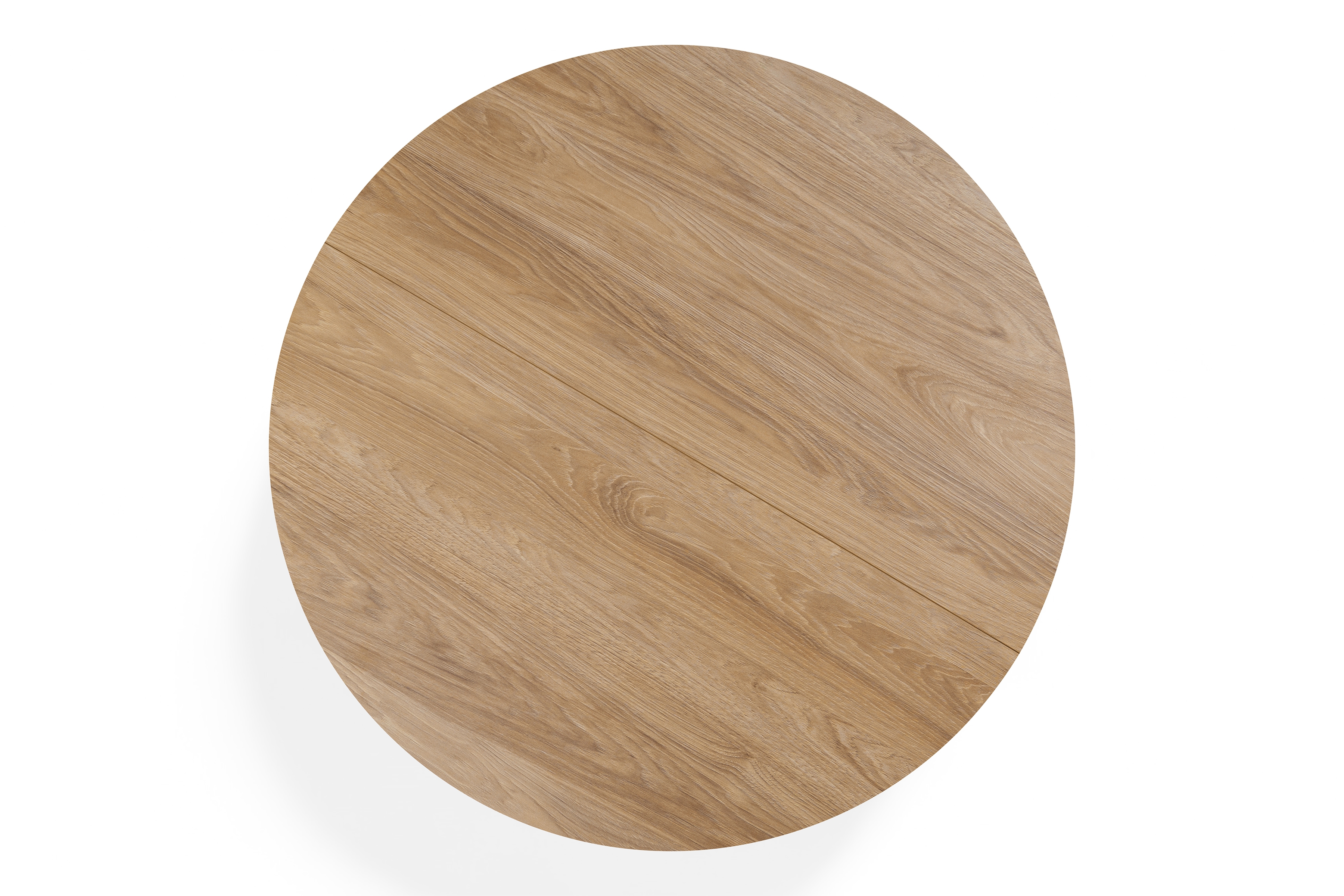 Jídelní set Cedrus Linear 105/160 cm + 4 židle Nerevio - dub hikora / šedá Komplet Stůl rozkladany Cedrus Linear 105/160 cm + 4 Židle Nerevio - dub hikora / šedá