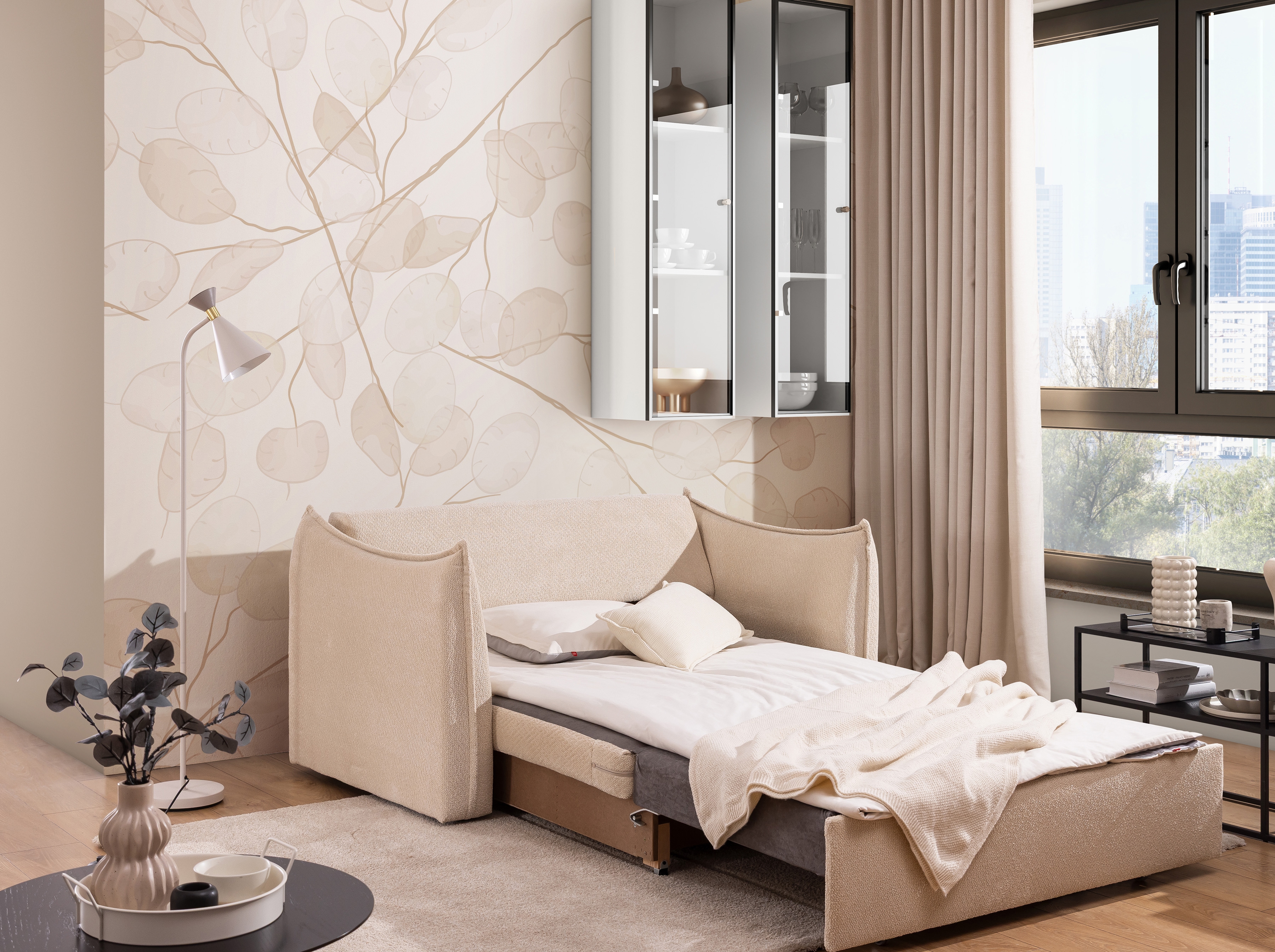 Dvoumístná rozkládací pohovka Liliamo Pohovka rozkladana Liliamo dvoumístná