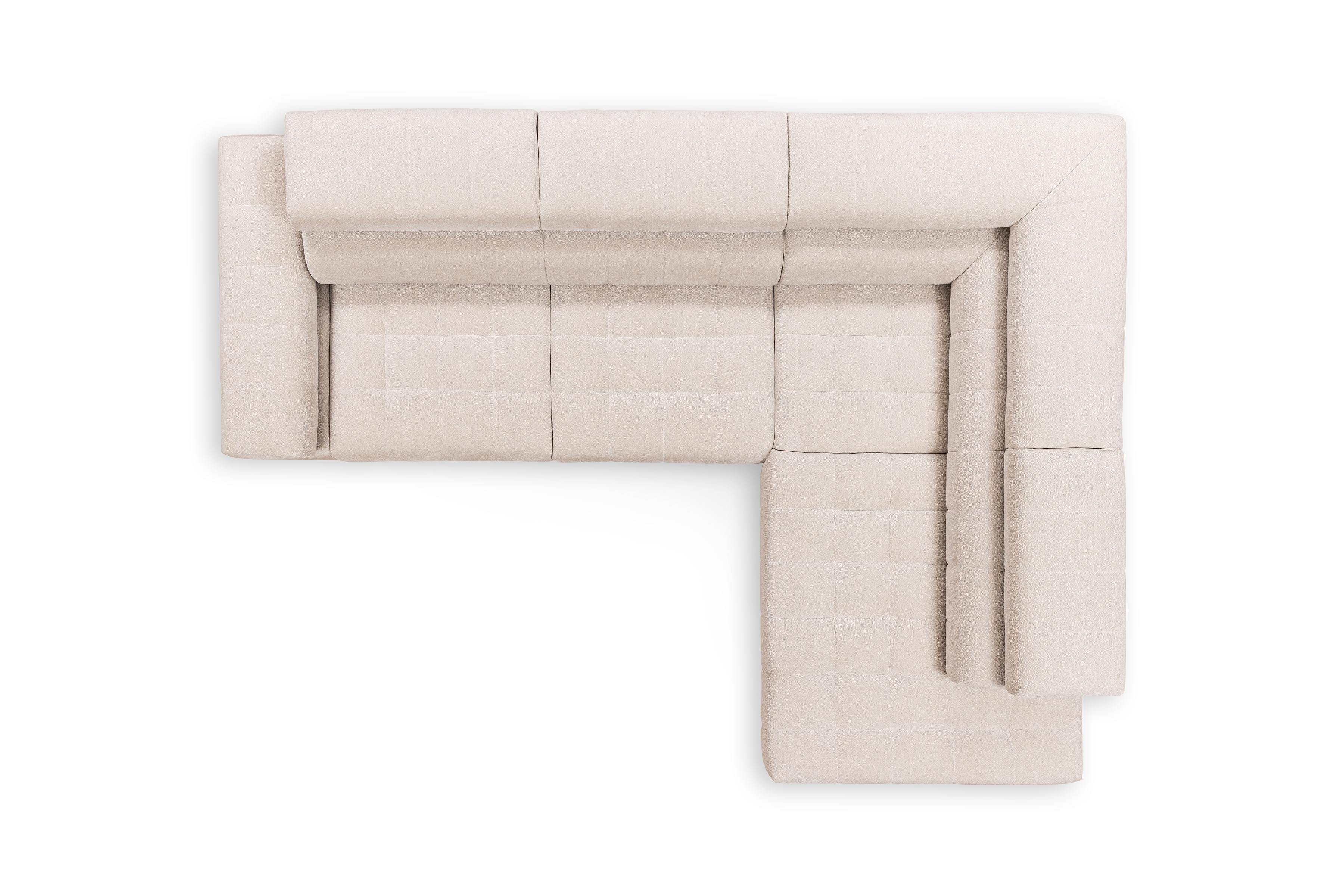 Rohová sedací souprava pravá rozkladany pro obývacího pokoje Tyrion L - béžová šenil Ditra New 20 Rohová sedací souprava pravá rozkladany pro obývacího pokoje Tyrion L - béžová šenil Ditra New 20