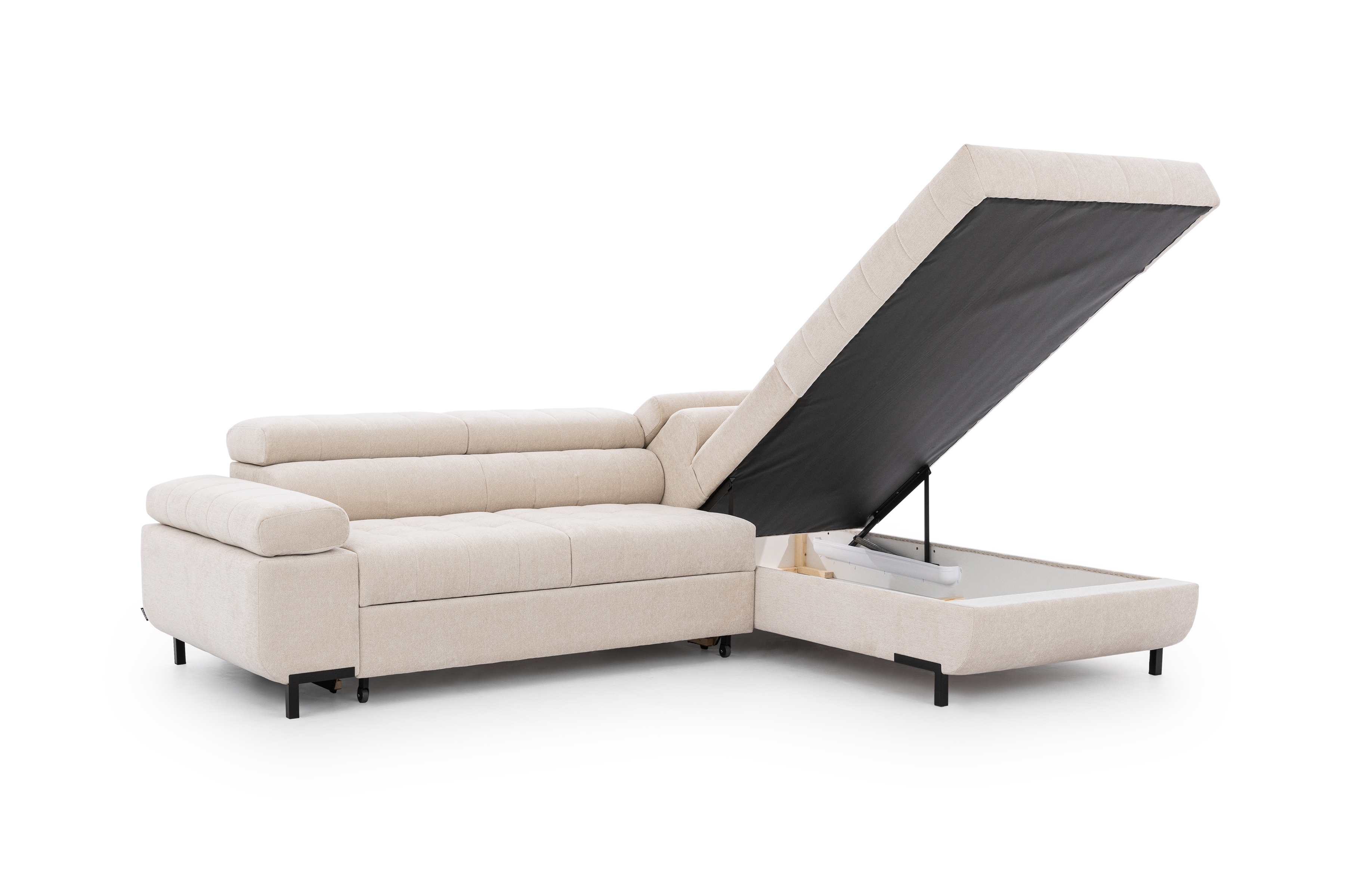 Rohová sedací souprava pravá rozkladany pro obývacího pokoje Tyrion L - béžová šenil Ditra New 20 Rohová sedací souprava pravá rozkladany pro obývacího pokoje Tyrion L - béžová šenil Ditra New 20