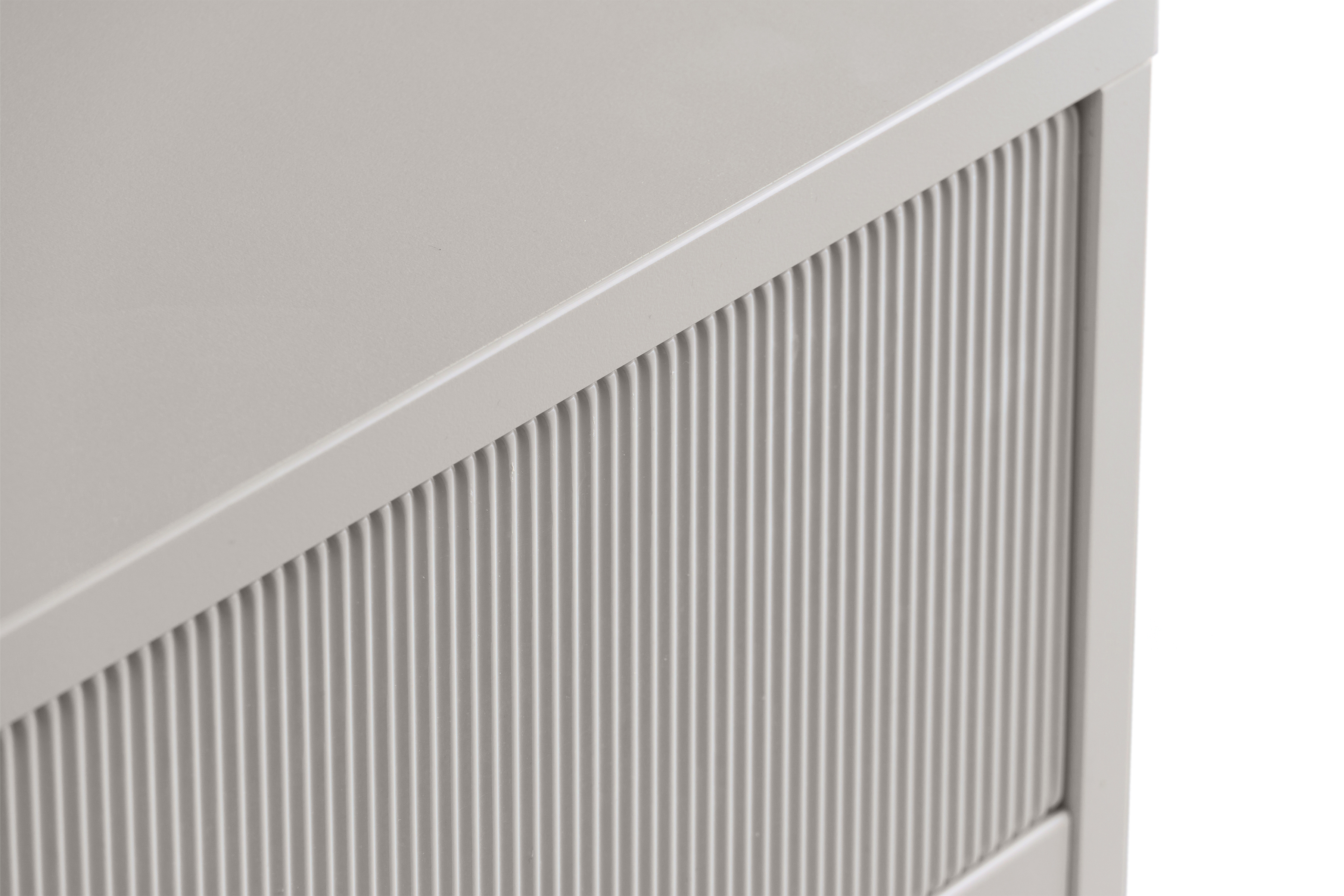 Komoda Nubo 150 cm so zásuvkami - kašmír / čierne nožičky Komoda Nubo 150 cm so zásuvkami - kašmír / Čierny