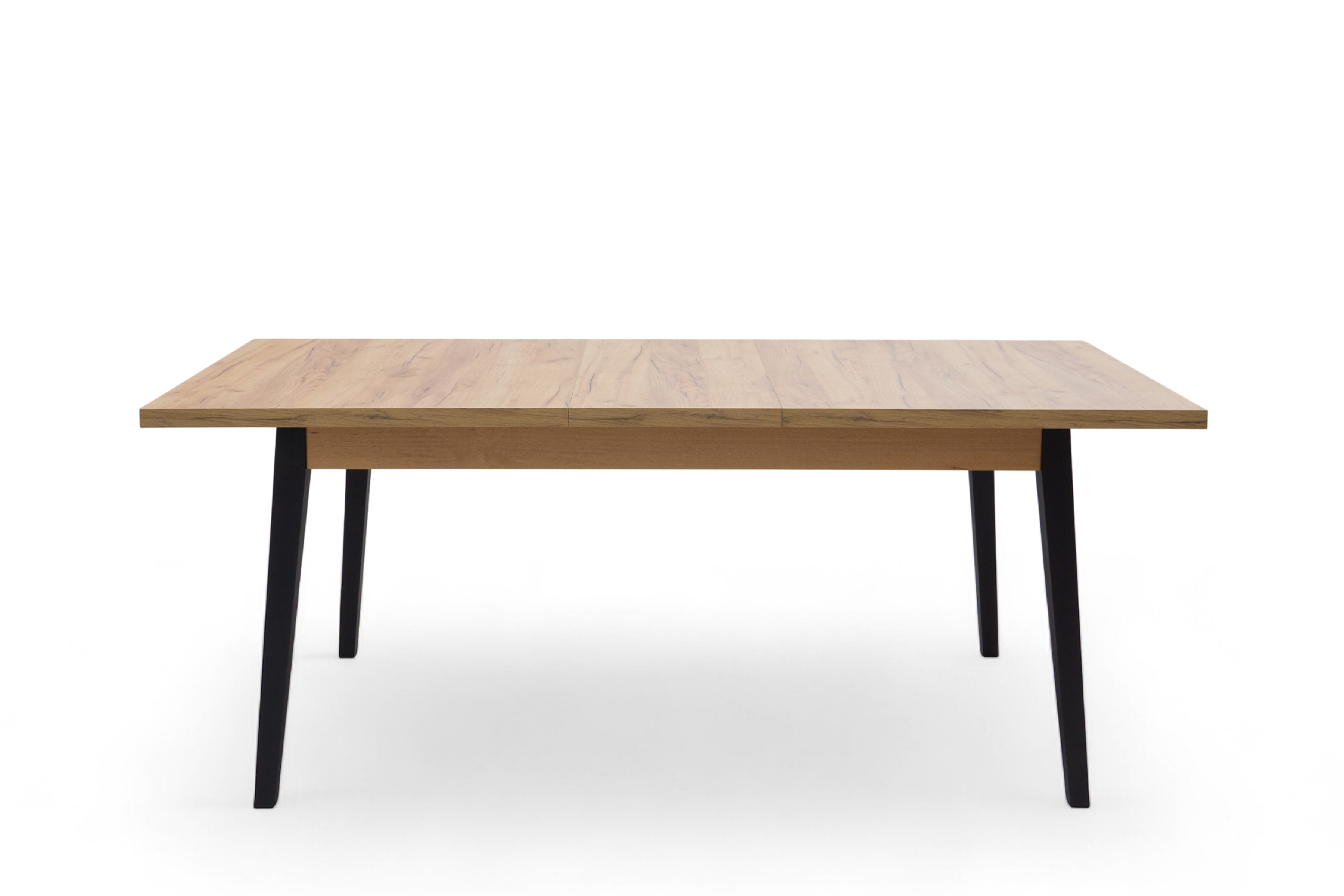 Rozkládací jídelní stůl Paris - 160-200x90 cm - dub craft / černé nohy Stůl rozkladany Paris 160-200x90 cm - dub craft / černé nožičky