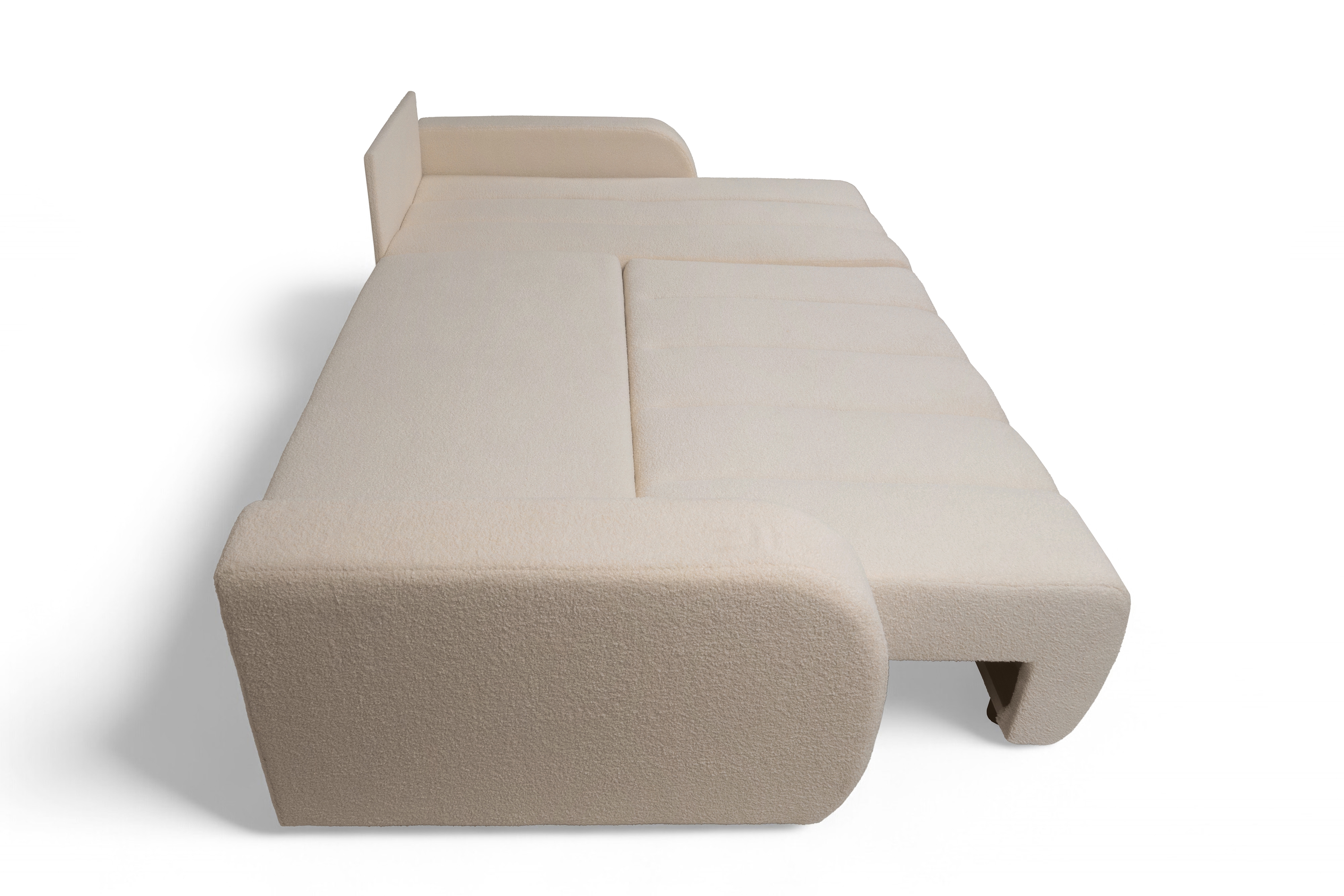 Rohová sedacia súprava Lapios pravá s funkciou spania - béžový matný zamat Matt Velvet 9 Rohová sedacia súprava Lapios s funkciou spánku pravá strana - béžový zamat Matt Velvet 9