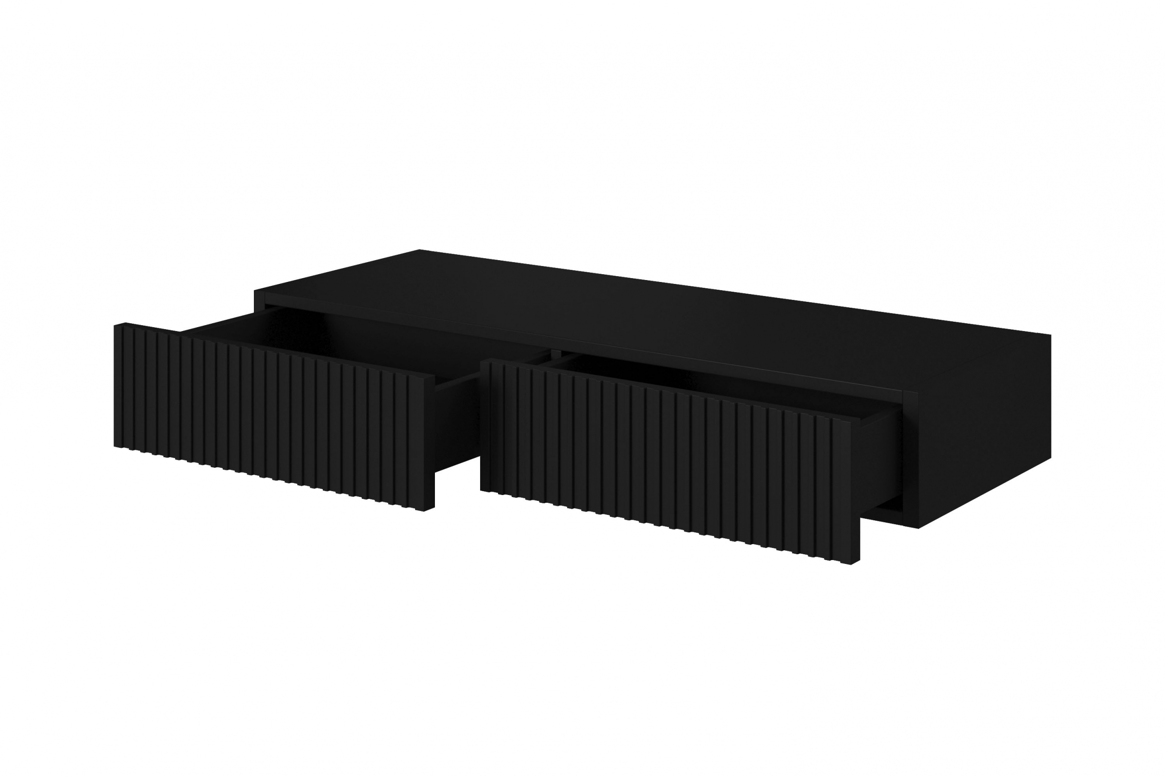 Závesná konzola Nicole 100 cm - čierny mat Konzolový Stolík Nicole 100 cm závesná - Čierny mat