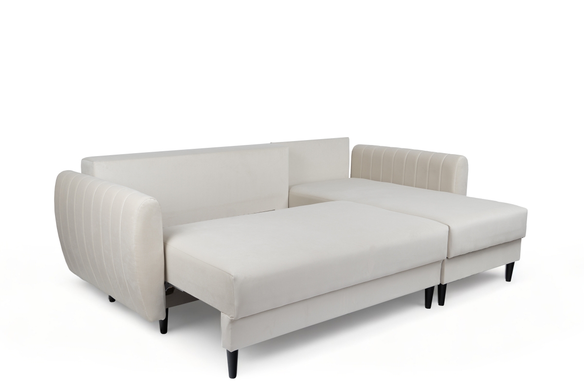 Rozkládací rohová sedací souprava Nefios s úložným prostorem Rohová sedací souprava rozkládací s úložným prostorem Nefios 