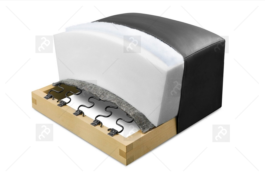 Rohová rozkladacia sedacia súprava EO XL ľavá - sivý zamat Amour 5502 Rohová sedacia súprava Emporio XL -  sprezyny faliste + pianka poliuretanowa T30