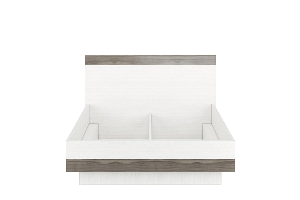 postel Blanco 35 - 160x200 - Borovice sNezna / new grey vysoce kvalitní laminovaná deska