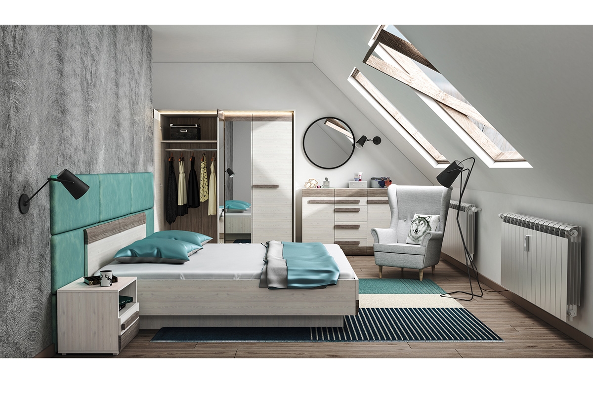 Blanco 35 ágy - 160x200 cm krásná postel